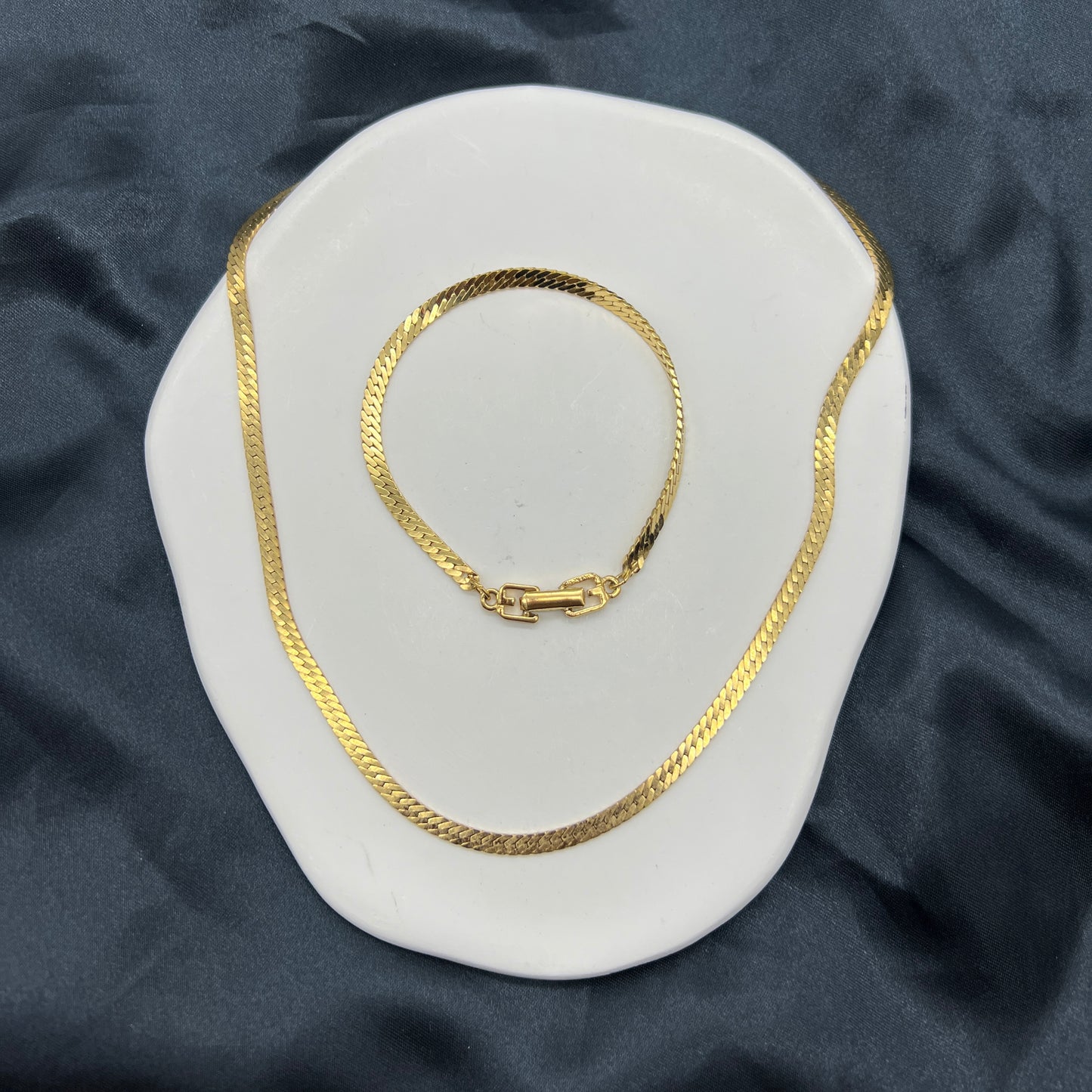 Givenchy Vintage Stylish Golden Long Necklace (set of 2)