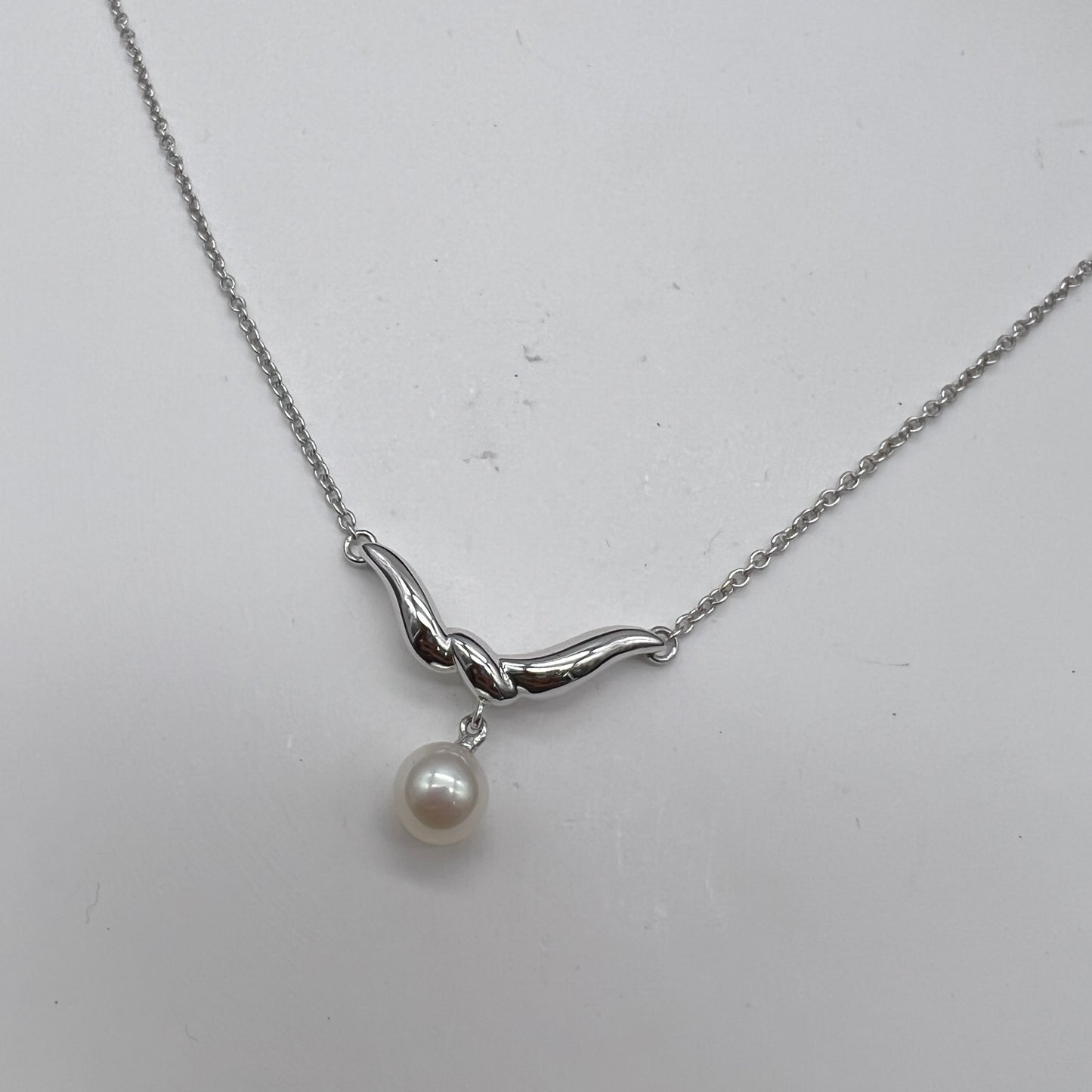 Tasaki Vintage Silver Pearl Necklace
With Original Box