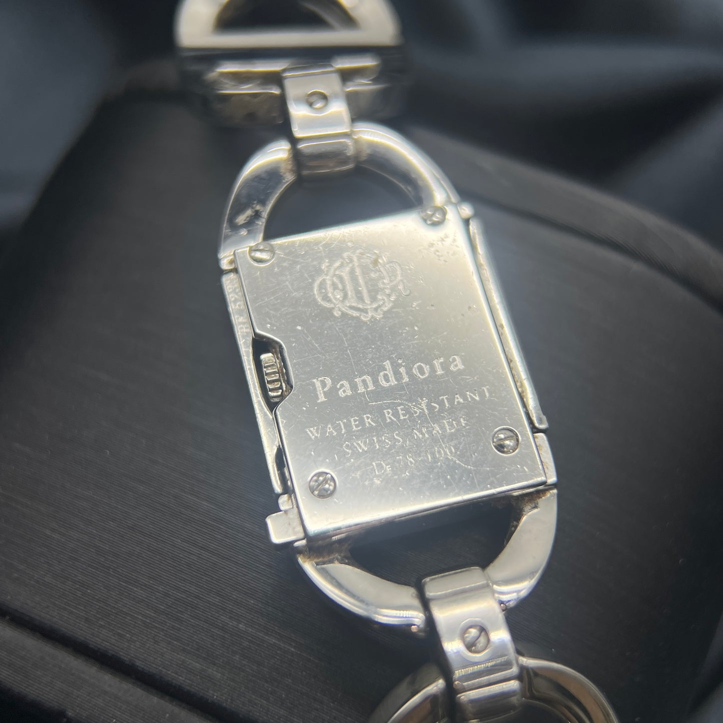 Christian Dior Vintage Pandiora Mirror Silver Watch