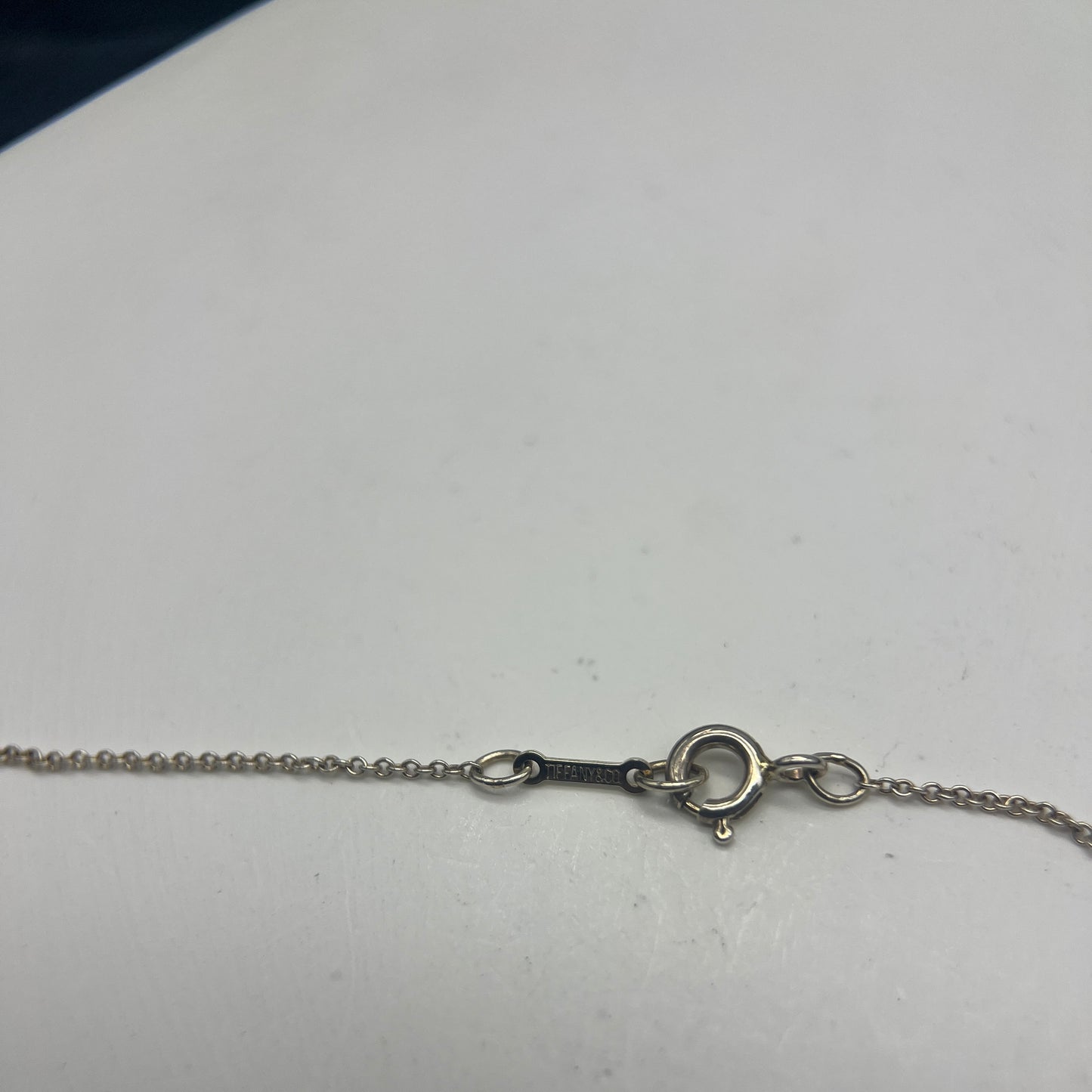 Tiffany Vintage Mini Moving Heart Silver Necklace