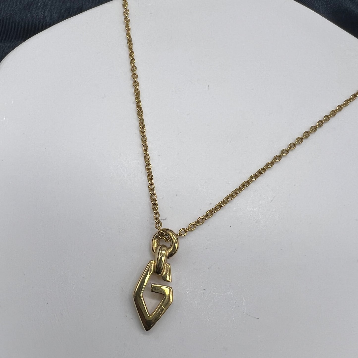 Givenchy Vintage Golden G Logo Necklace