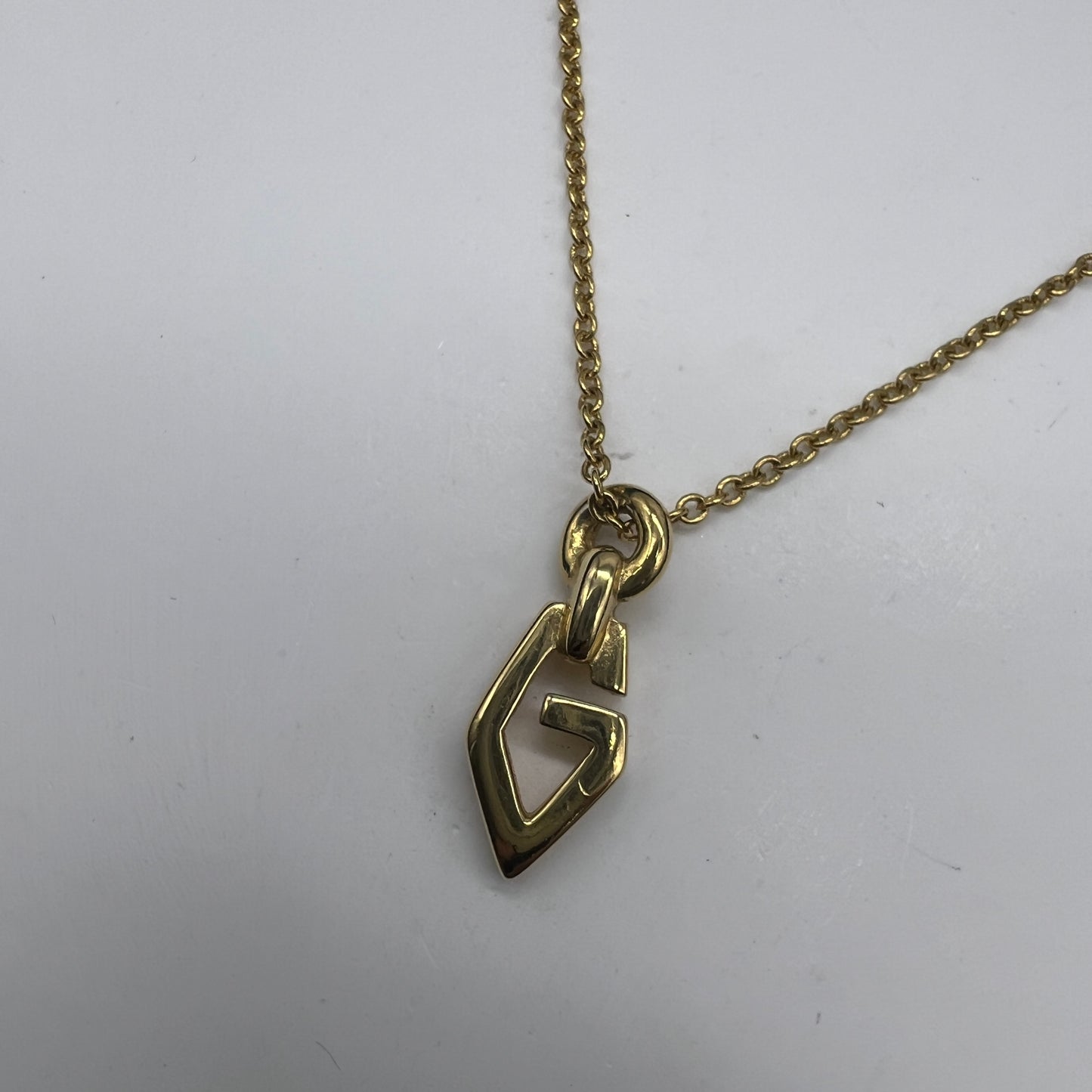 Givenchy Vintage Golden G Logo Necklace