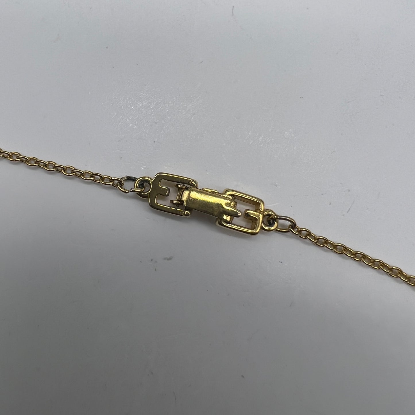 Givenchy Vintage Golden G Logo Necklace