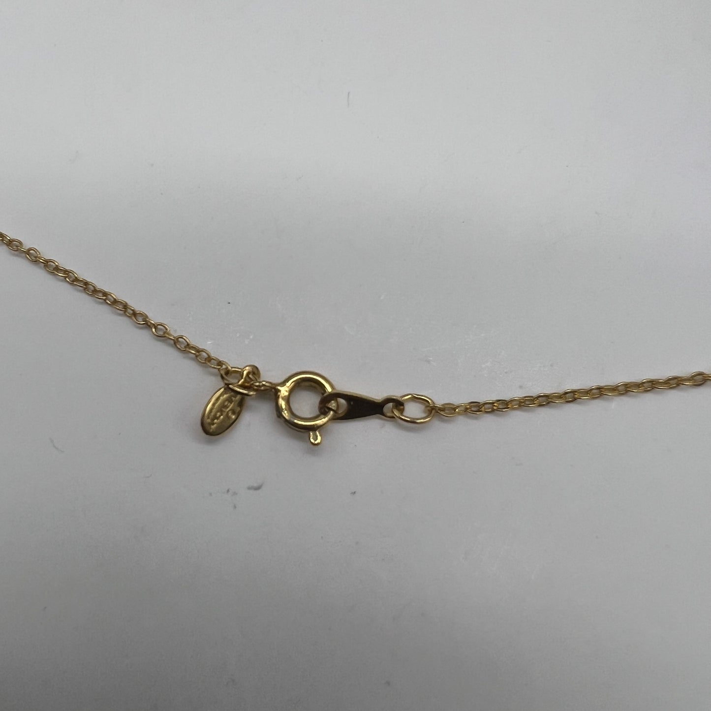 Givenchy Vintage Stylish Gg Logo With Rhinestone Goldennecklace Length Of Chain ~36Cm