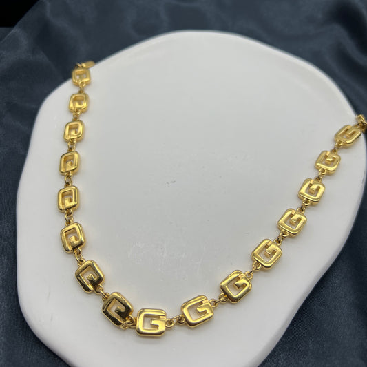 Givenchy Vintage Golden G Long Necklace