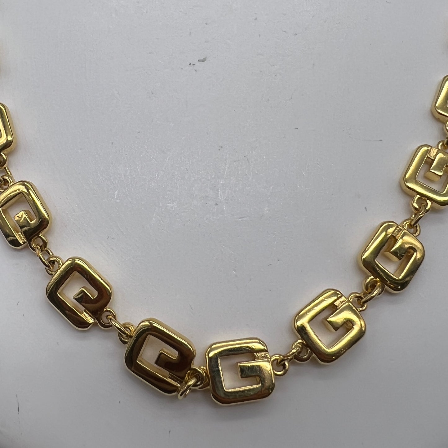 Givenchy Vintage Golden G Long Necklace