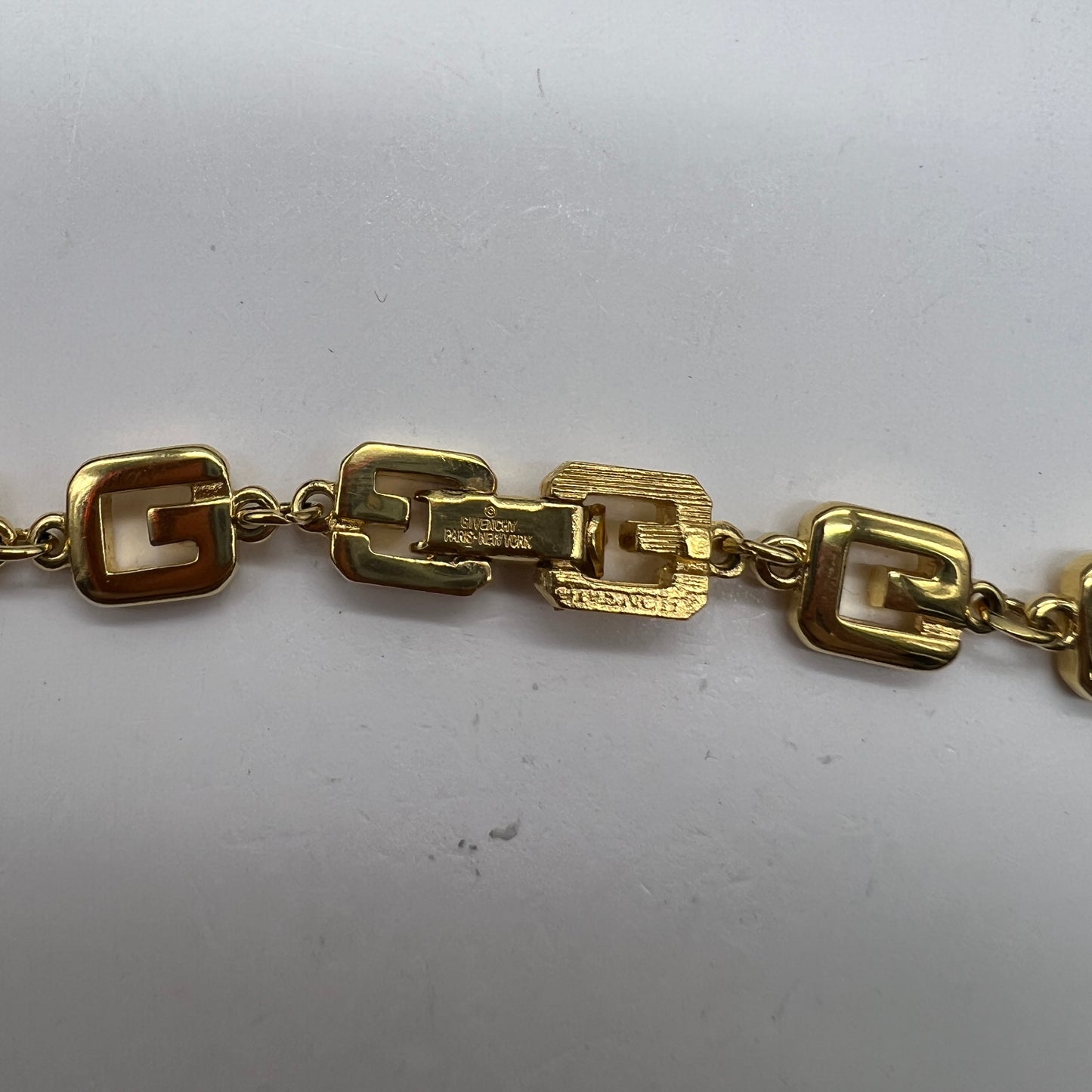 Givenchy Vintage Golden G Long Necklace