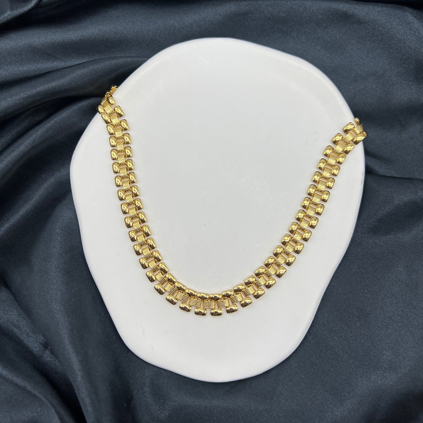 Monet Vintage Golden Chain Necklace