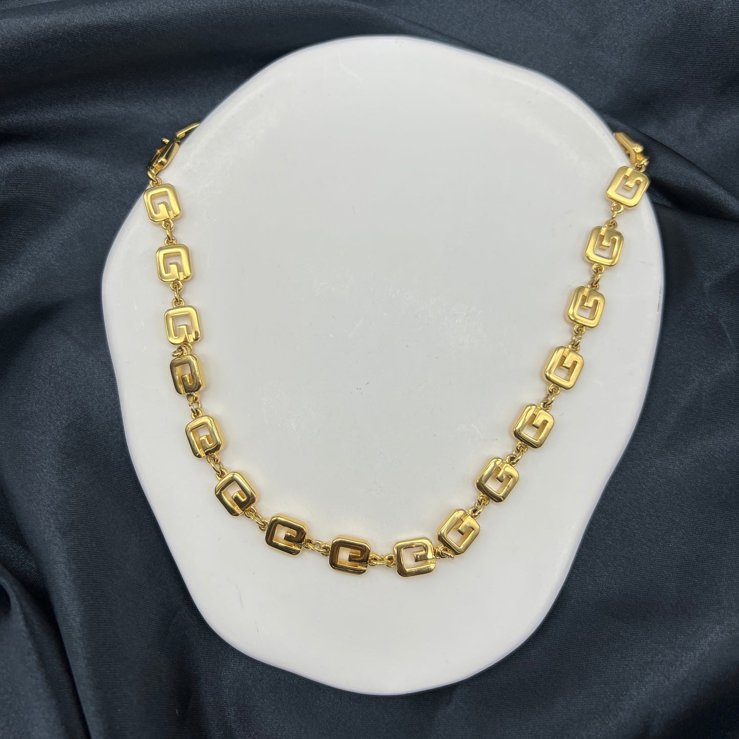 Givenchy Vintage G Logo Golden Necklace