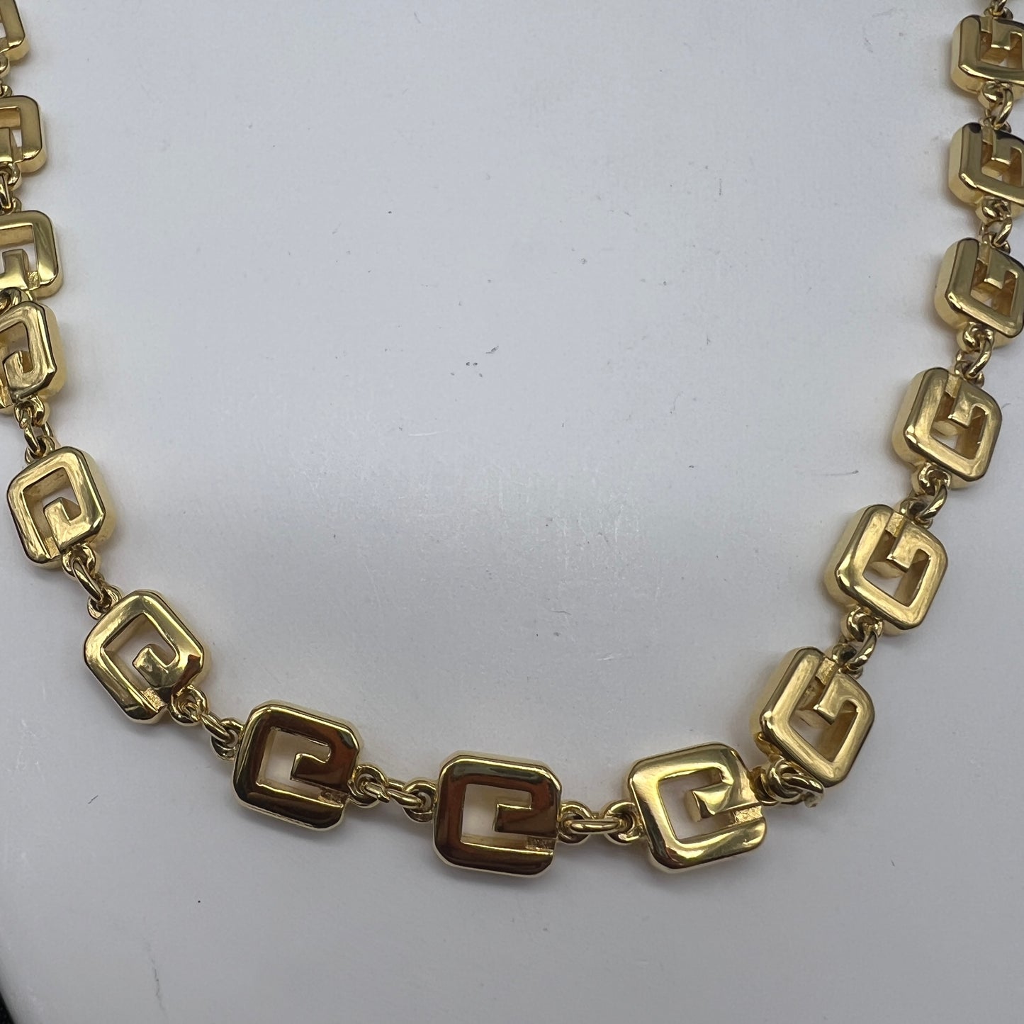 Givenchy Vintage G Logo Golden Necklace