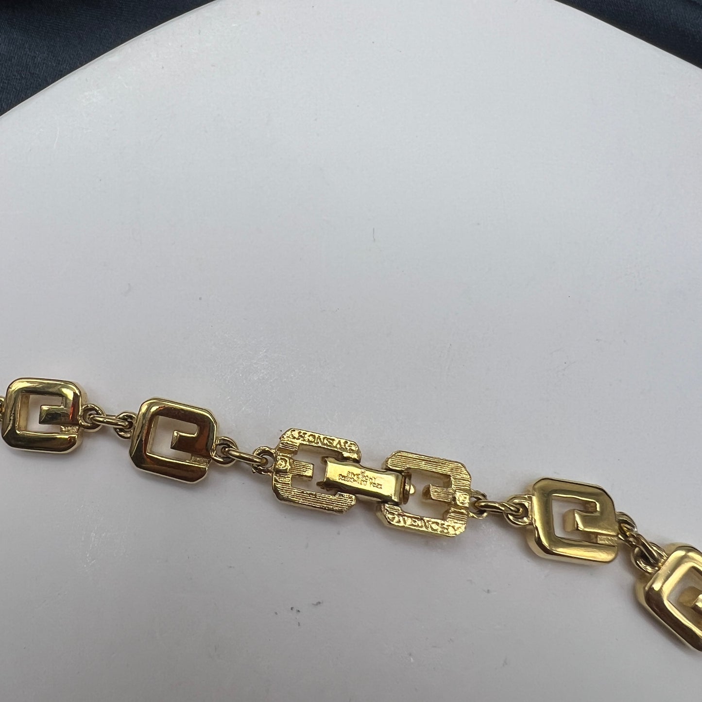 Givenchy Vintage G Logo Golden Necklace