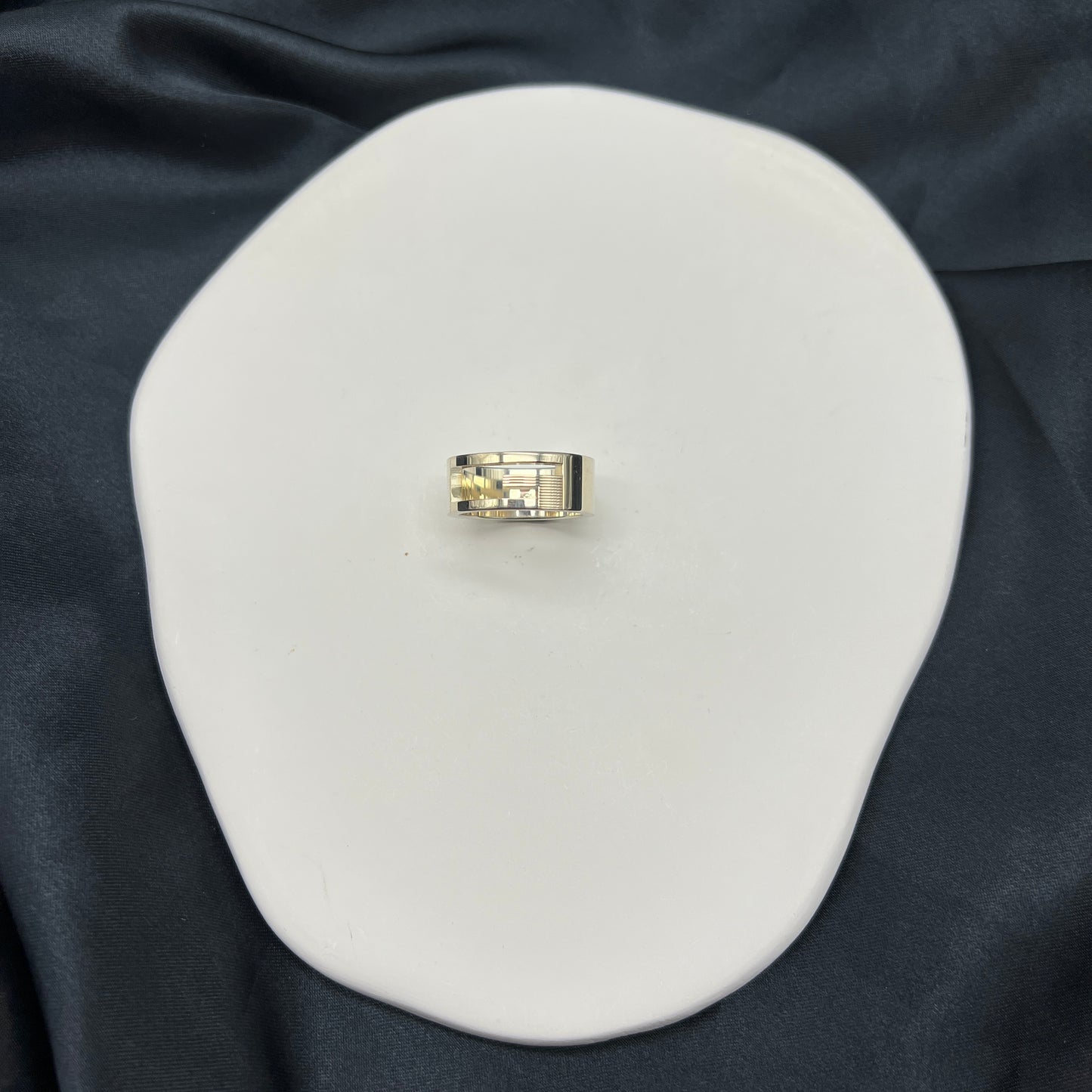 Gucci Vintage G Logo 925 Silver Ring