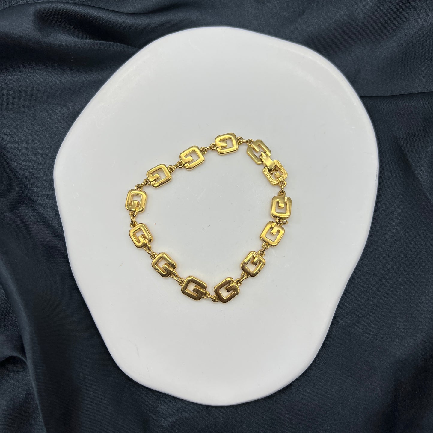 Givenchy Vintage G Logo Golden Bracelet