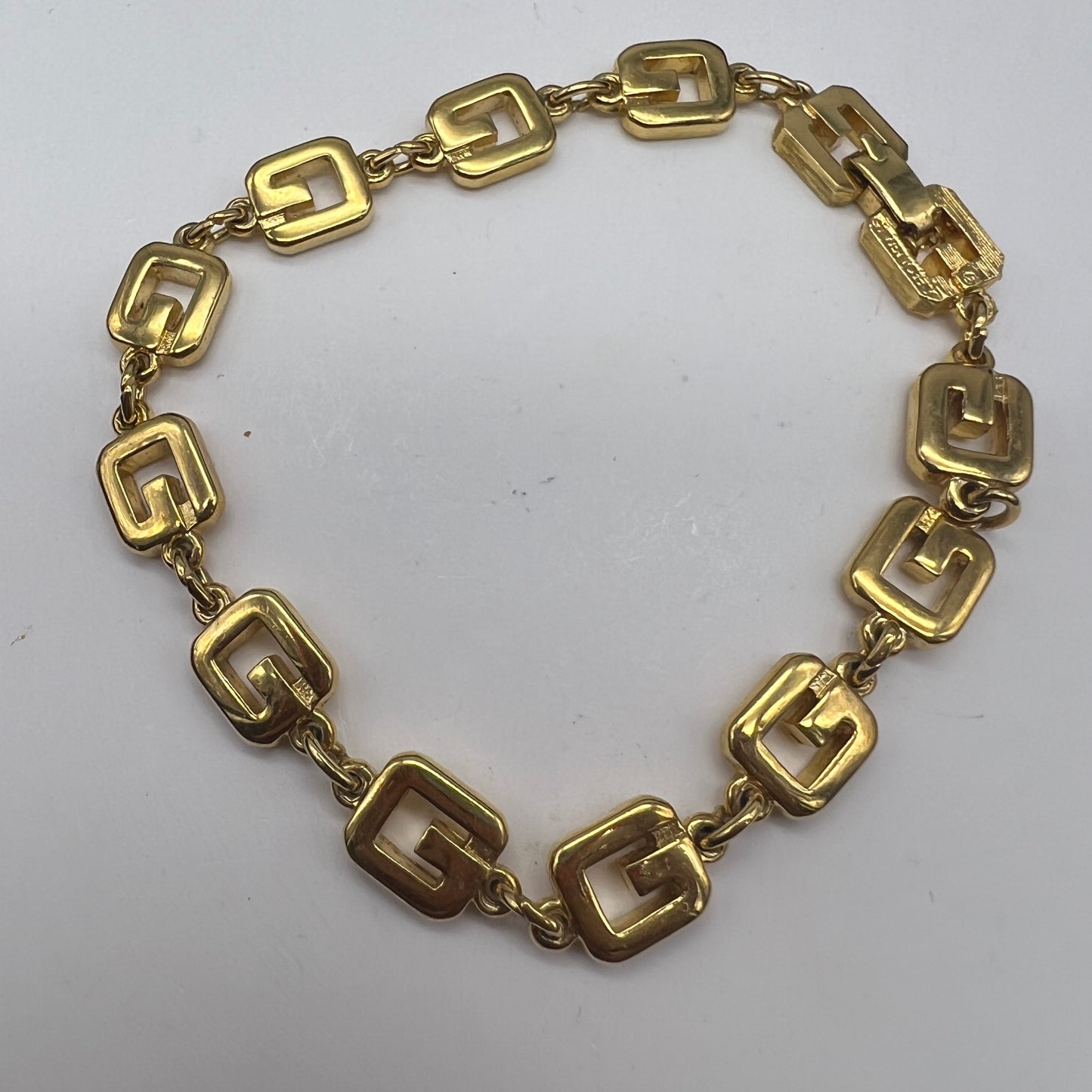 Givenchy Vintage G Logo Golden Bracelet