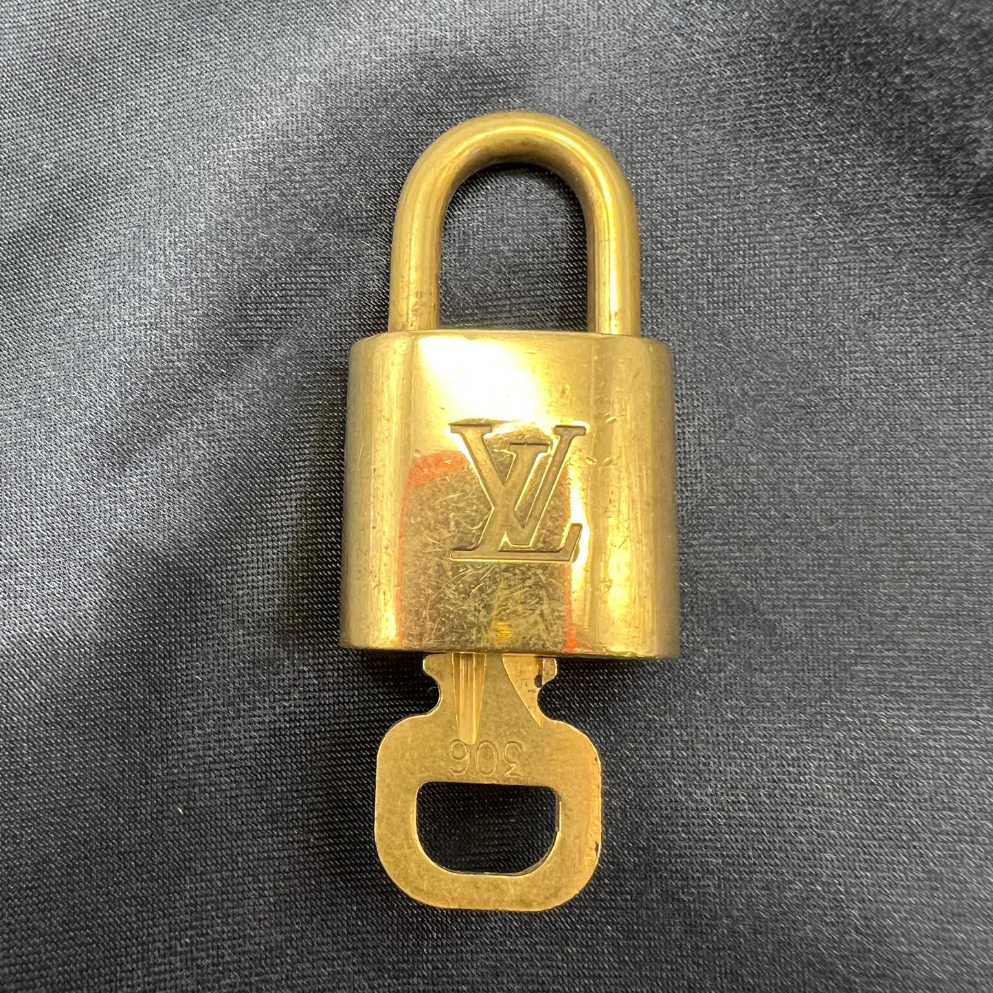 Louis Vuitton Vintage Golden Padlock With Key