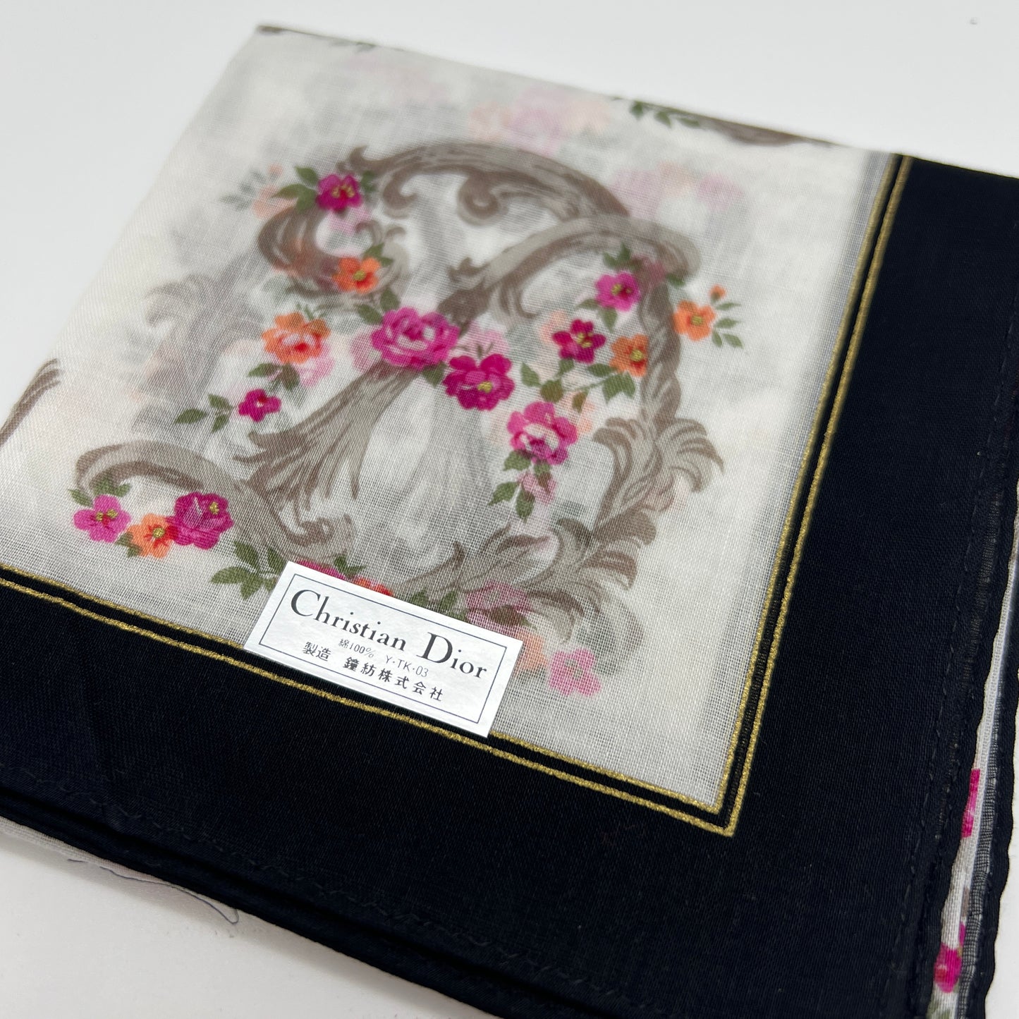 Christian Dior Vintage Unused Handkerchief