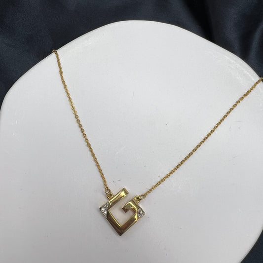 Givenchy Vintage Shining G Logo Necklace