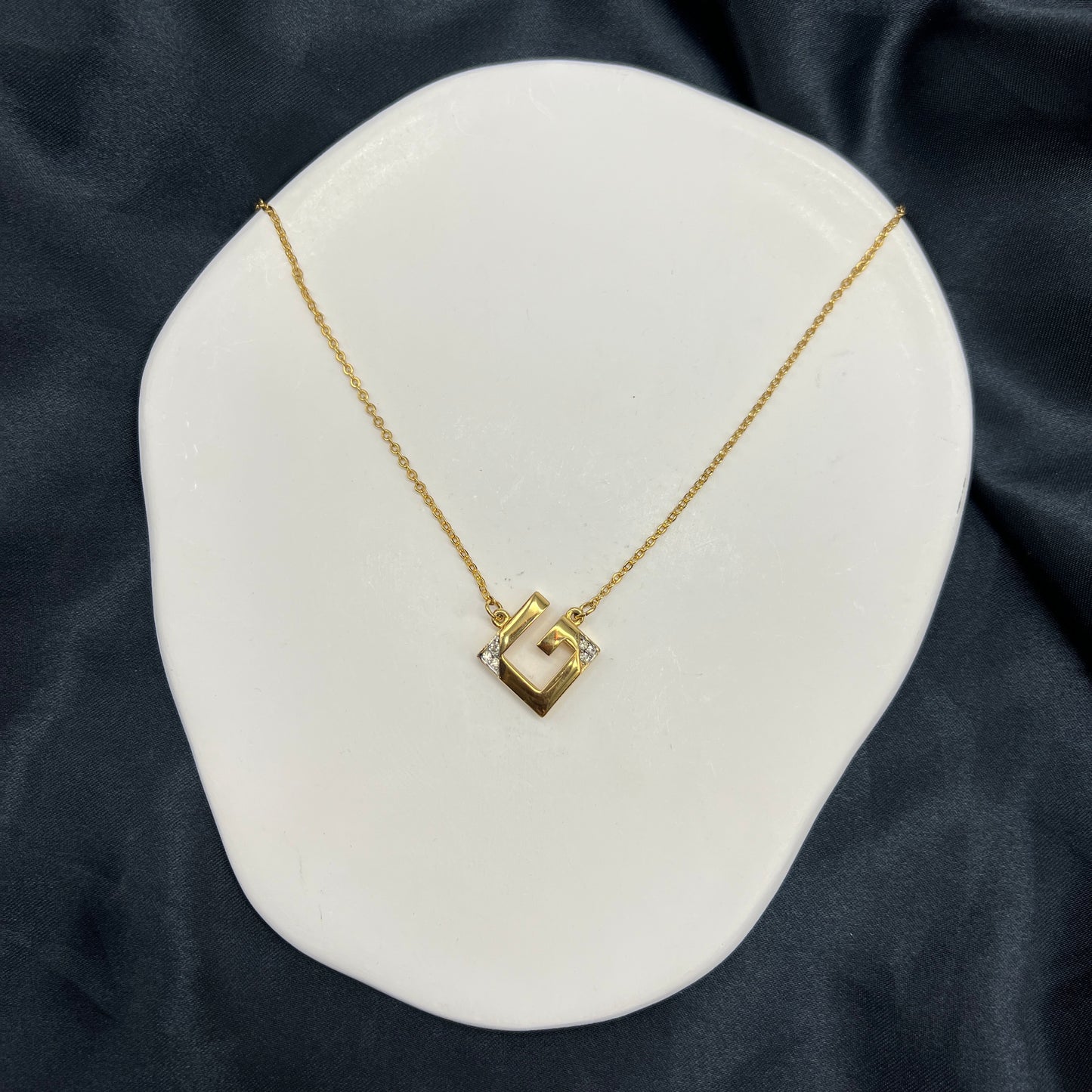 Givenchy Vintage Shining G Logo Necklace