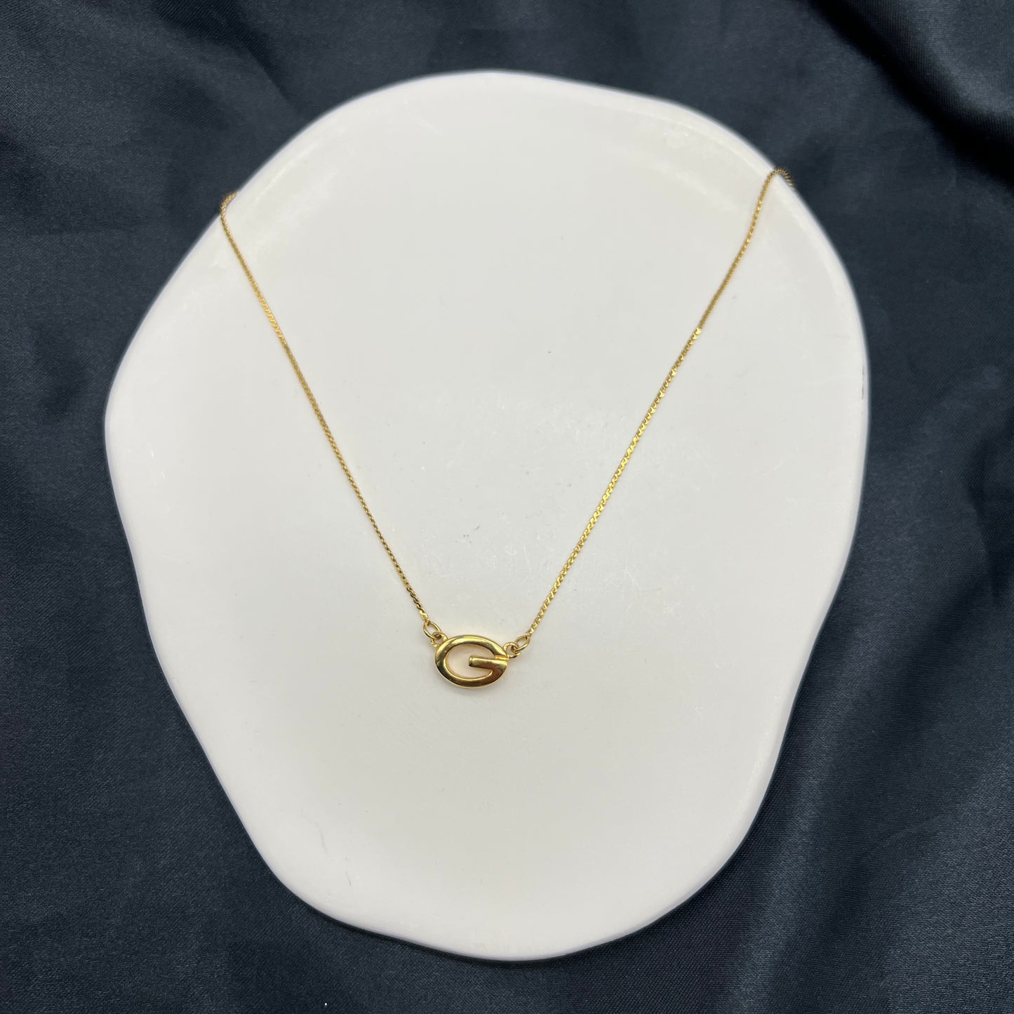 Givenchy Vintage G Logo Golden Necklace