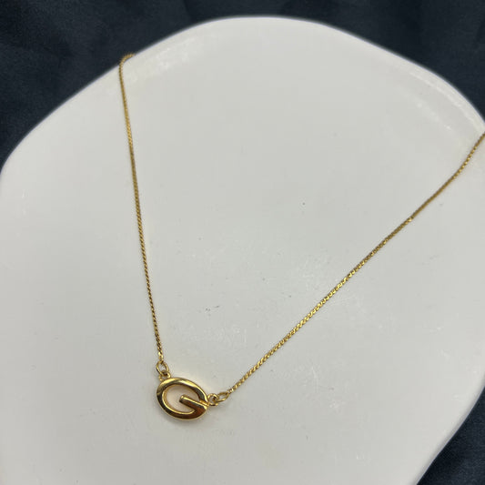 Givenchy Vintage G Logo Golden Necklace