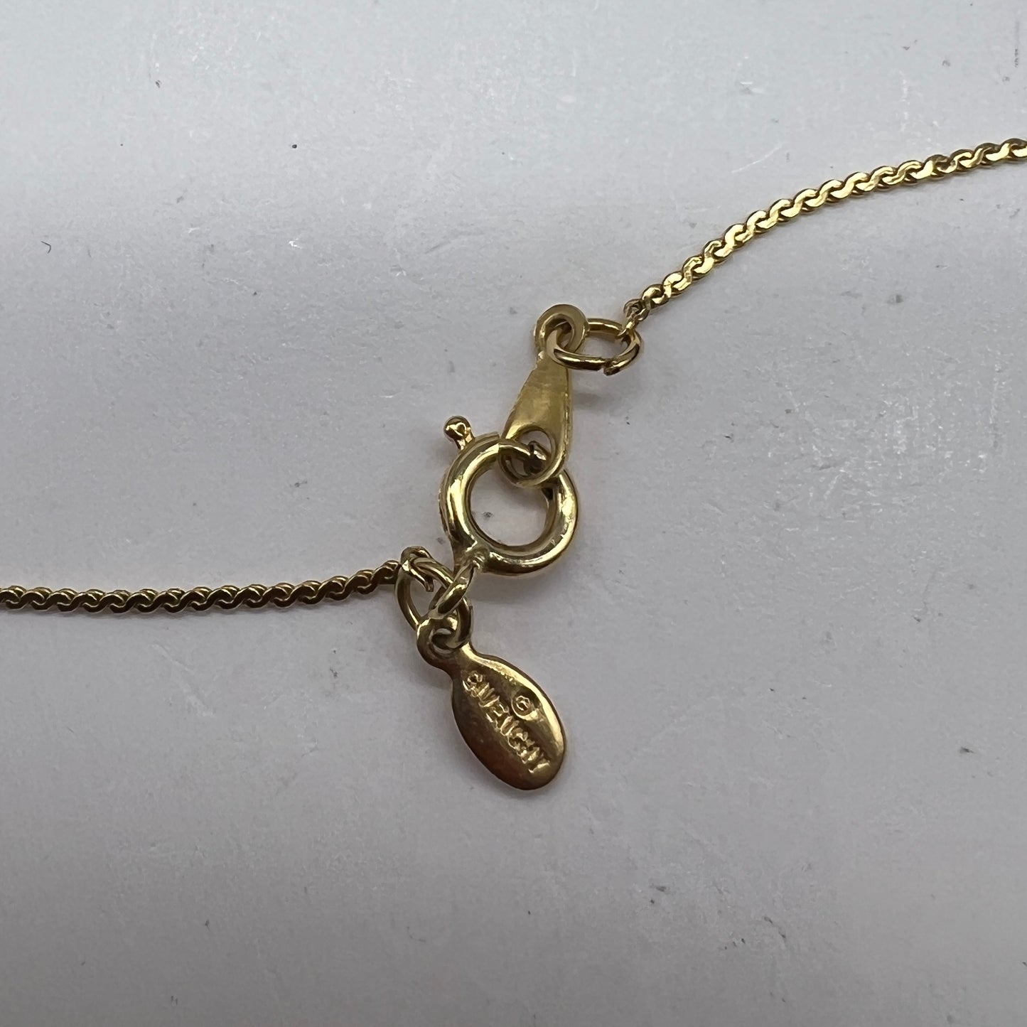 Givenchy Vintage G Logo Golden Necklace