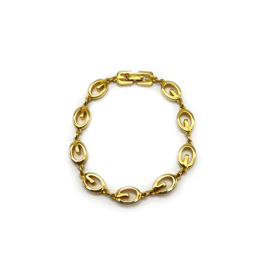 Givenchy Vintage G Logo Golden Bracelet