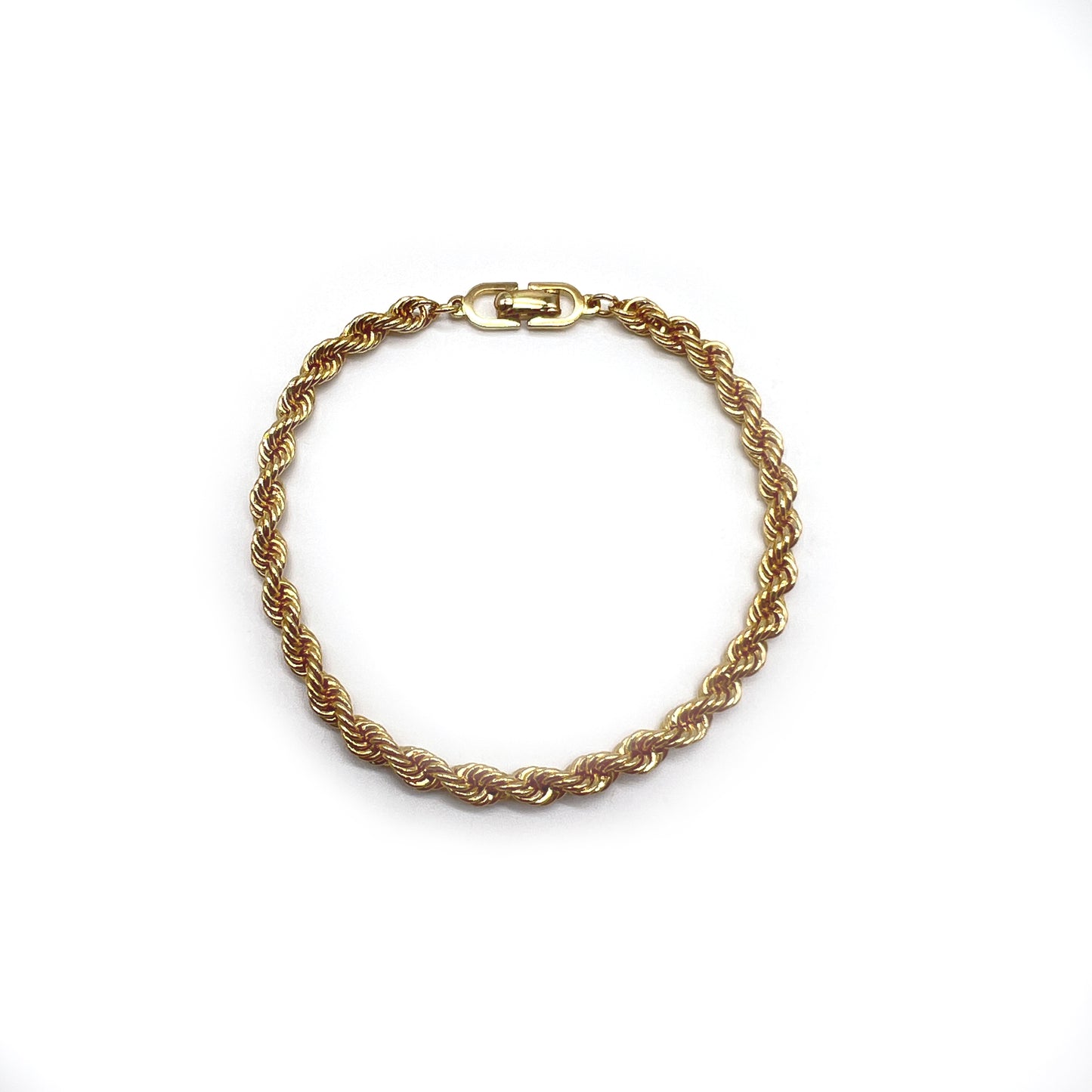 Christian Dior Vintage Twist Golden Bracelet