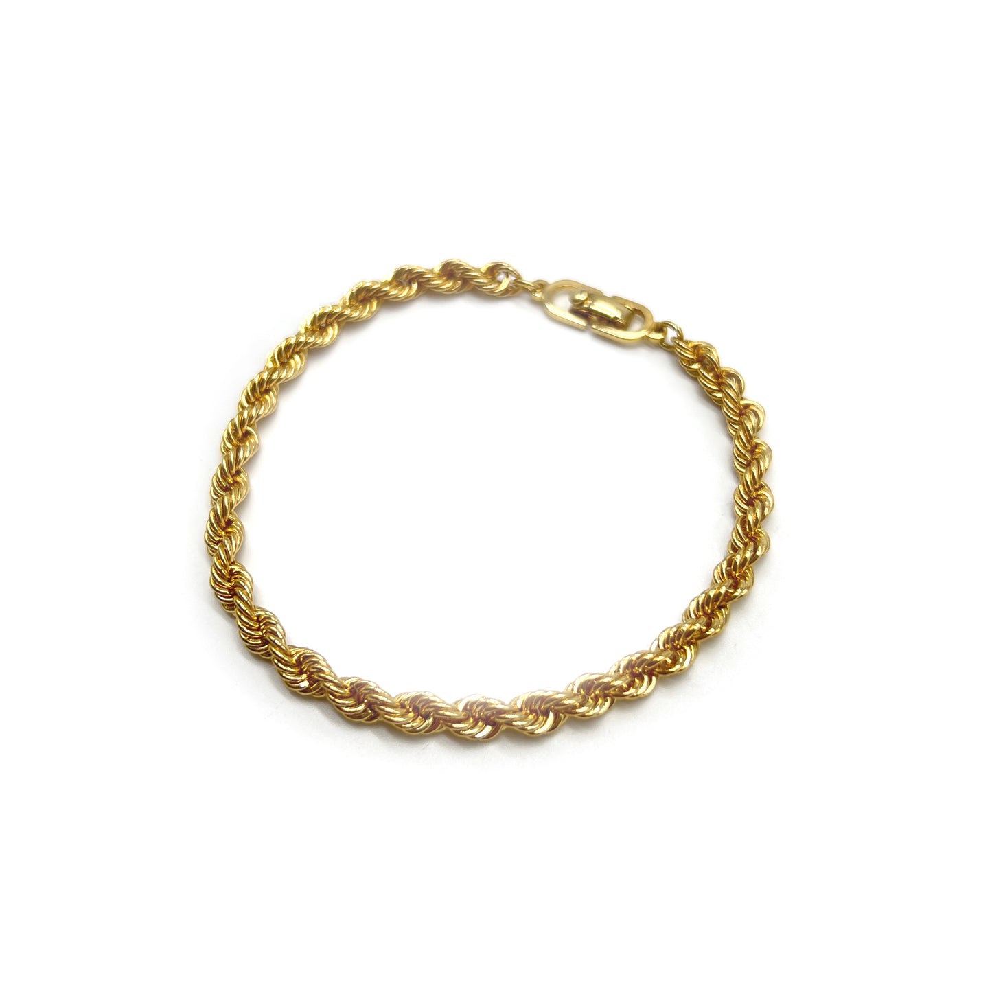 Christian Dior Vintage Twist Golden Bracelet