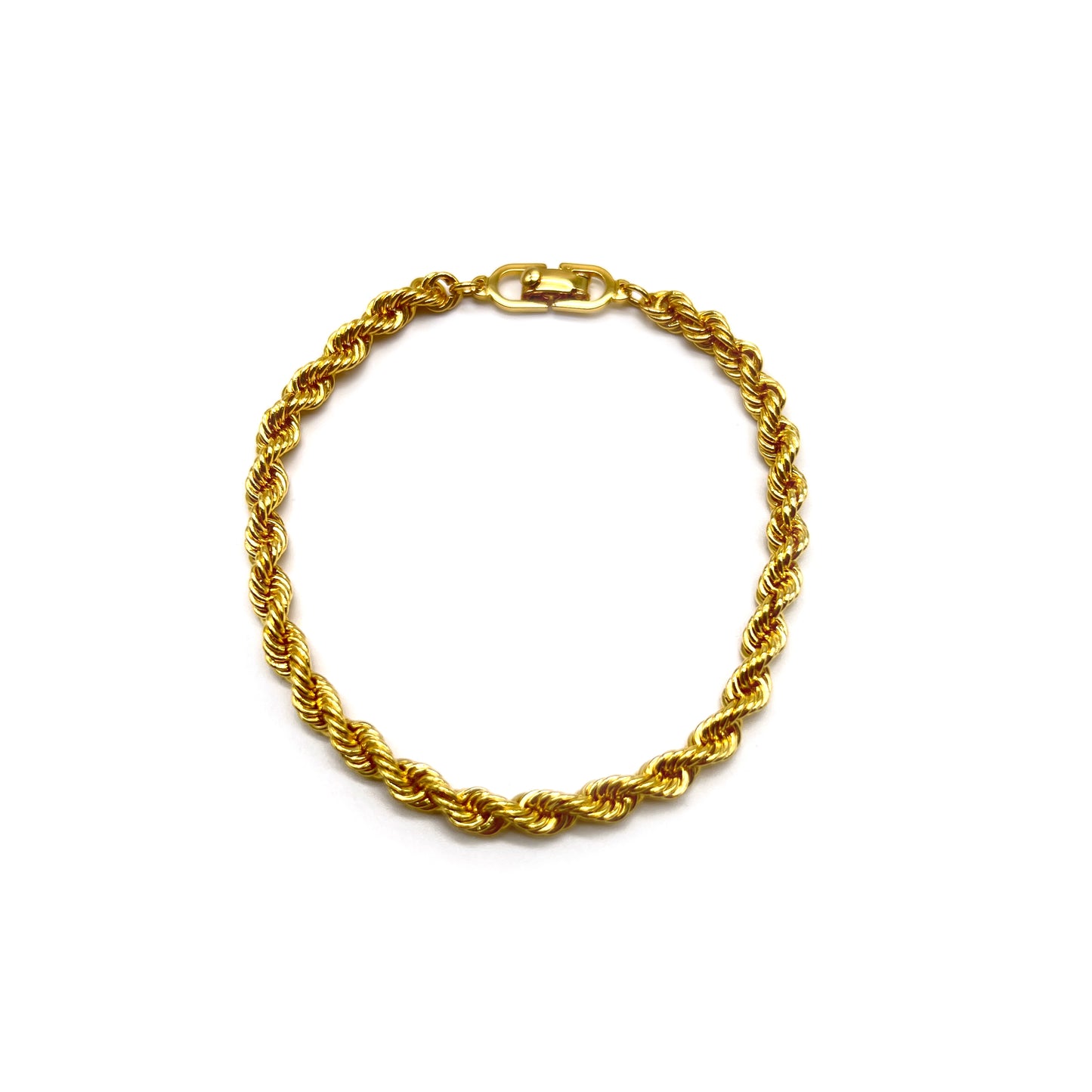 Christian Dior Vintage Twist Golden Bracelet