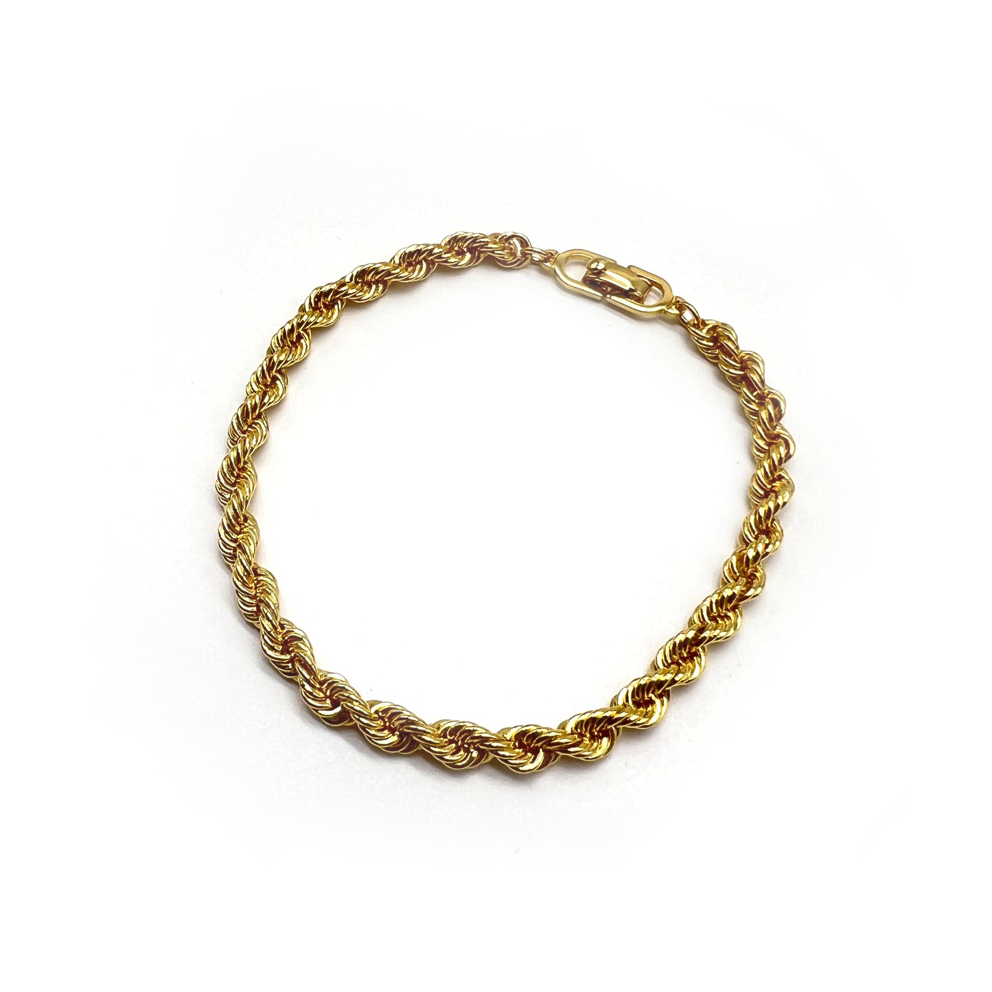 Christian Dior Vintage Twist Golden Bracelet