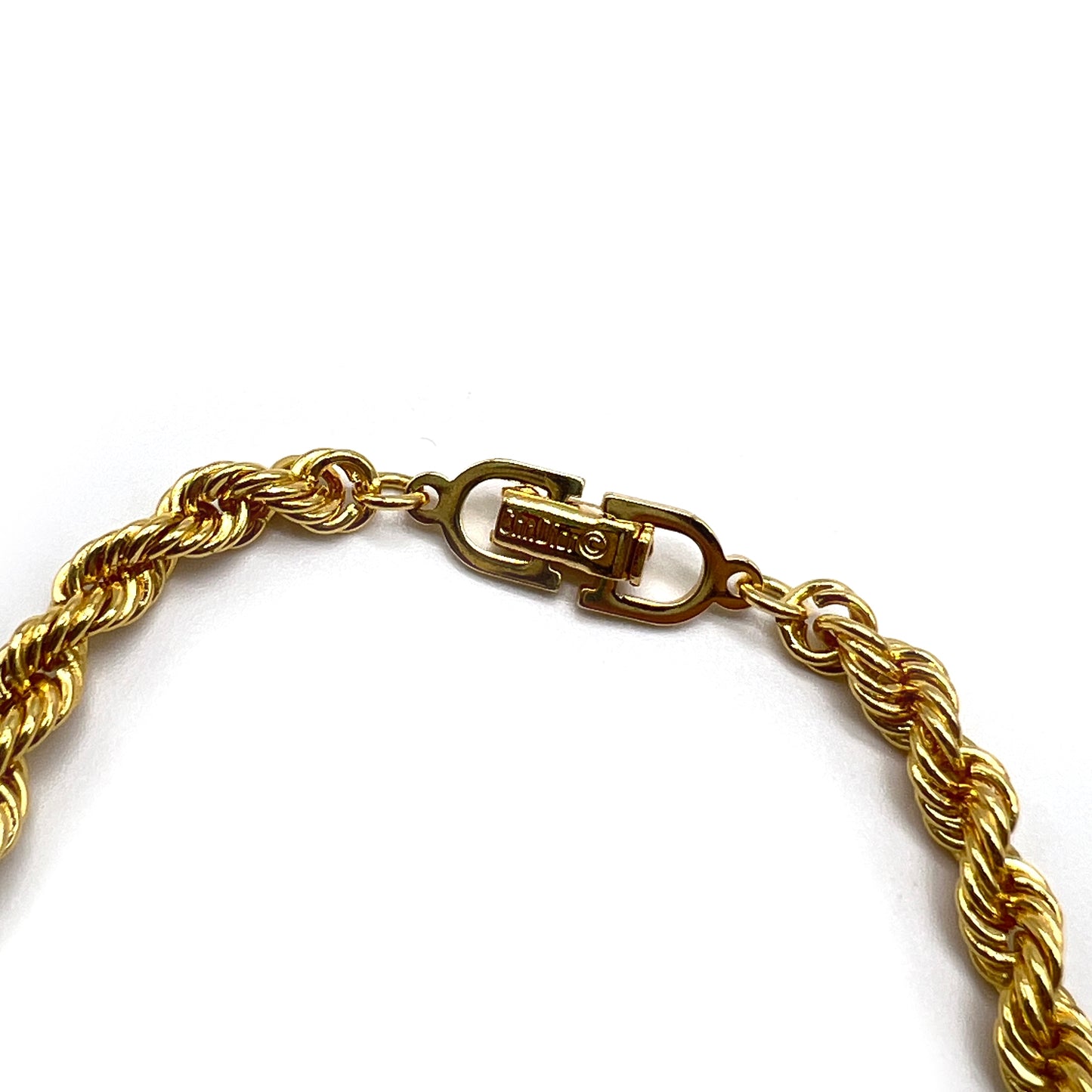 Christian Dior Vintage Twist Golden Bracelet