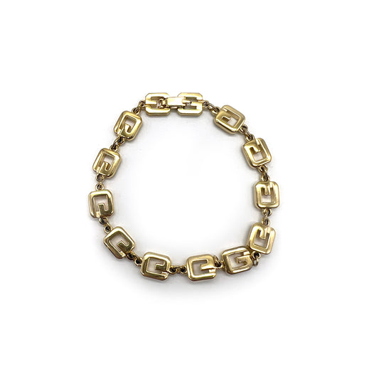 Givenchy Vintage G Logo Golden Bracelet