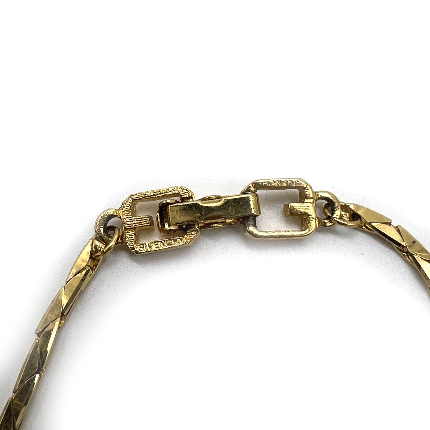 Givenchy Vintage Double G Logo Buckle Golden Bracelet