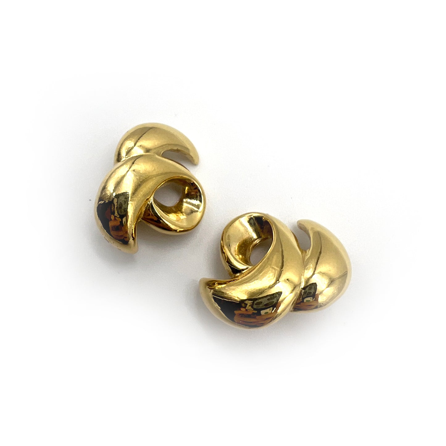 Givenchy Vintage Golden Clip-On Earrings