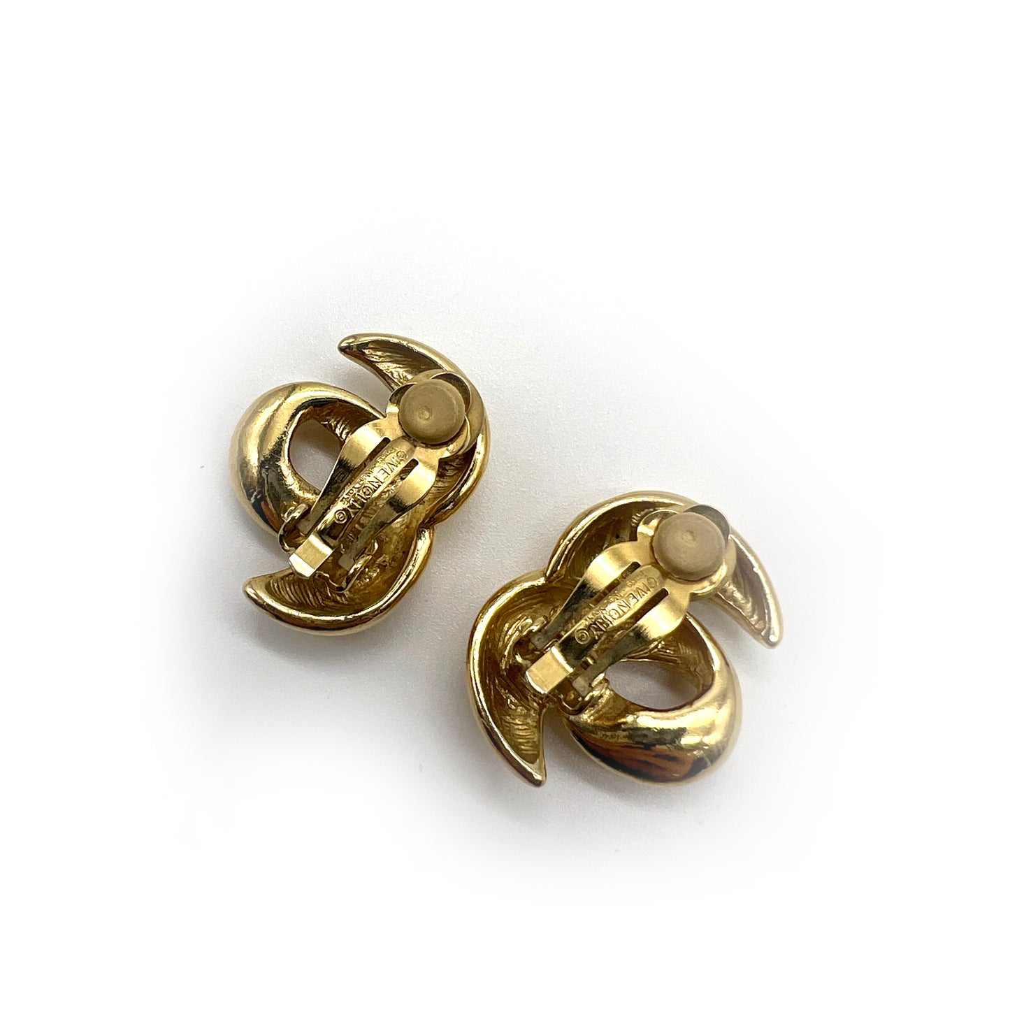 Givenchy Vintage Golden Clip-On Earrings