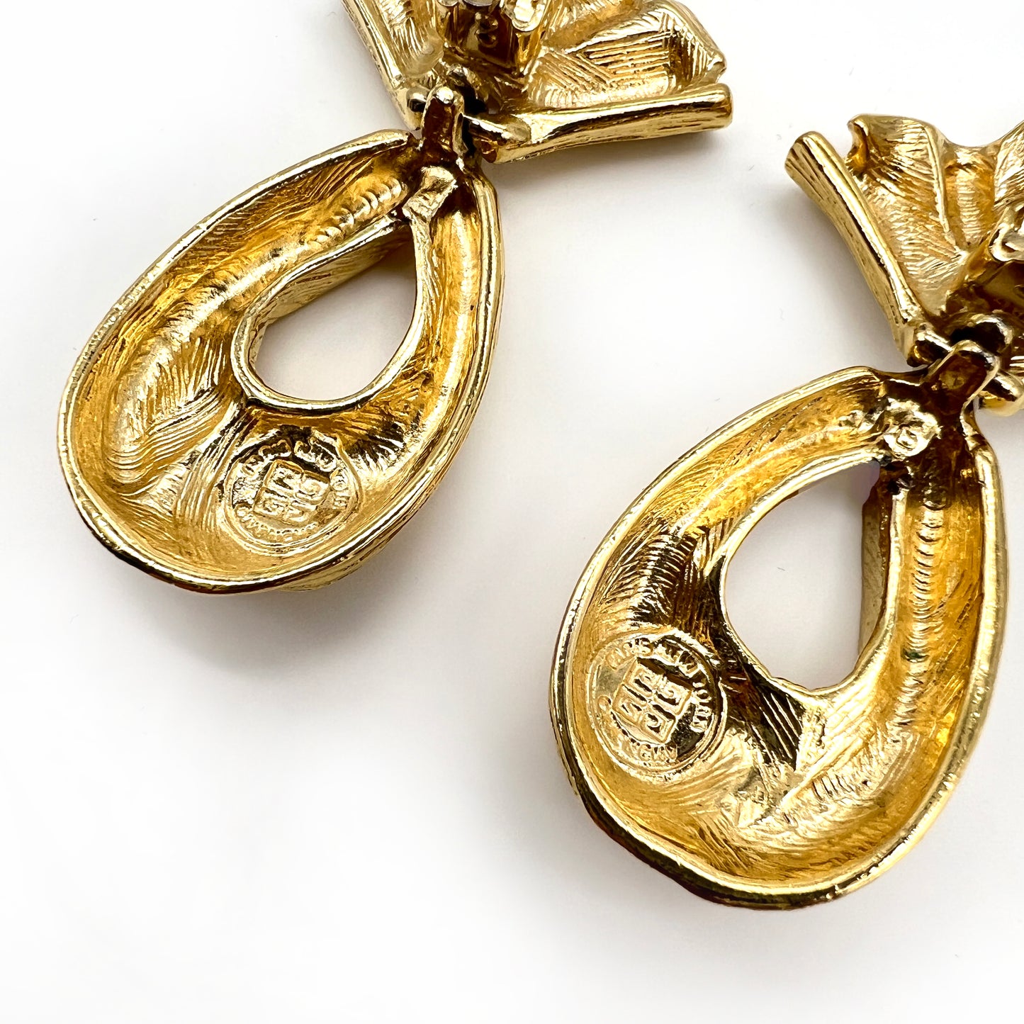 Givenchy Vintage Golden Clip-On-Earrings