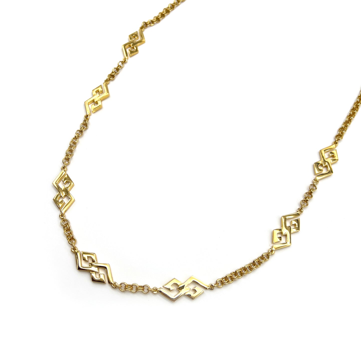 Givenchy Vintage Golden G Logo Long Necklace