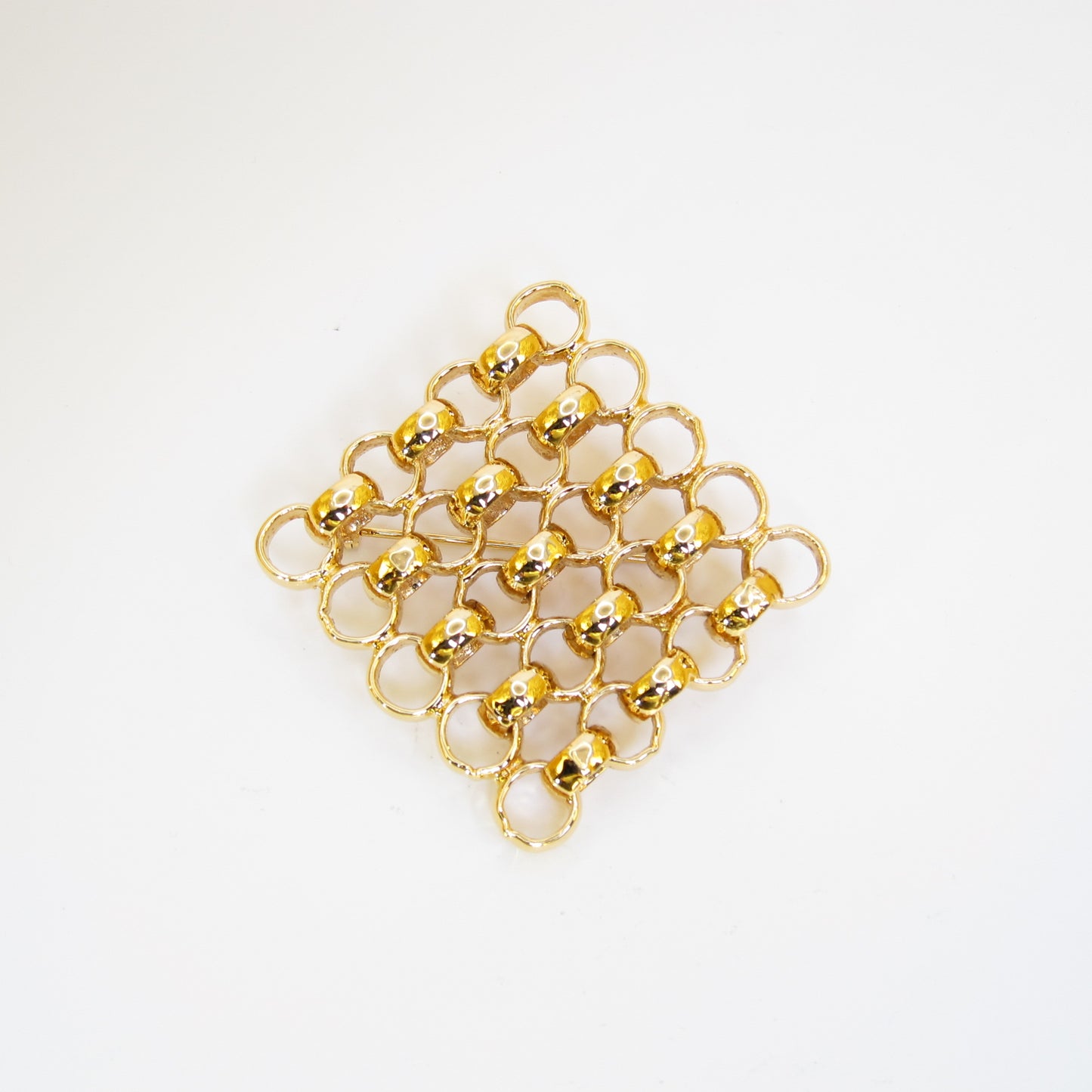 Ferragamo Vintage Stylish Golden Brooch