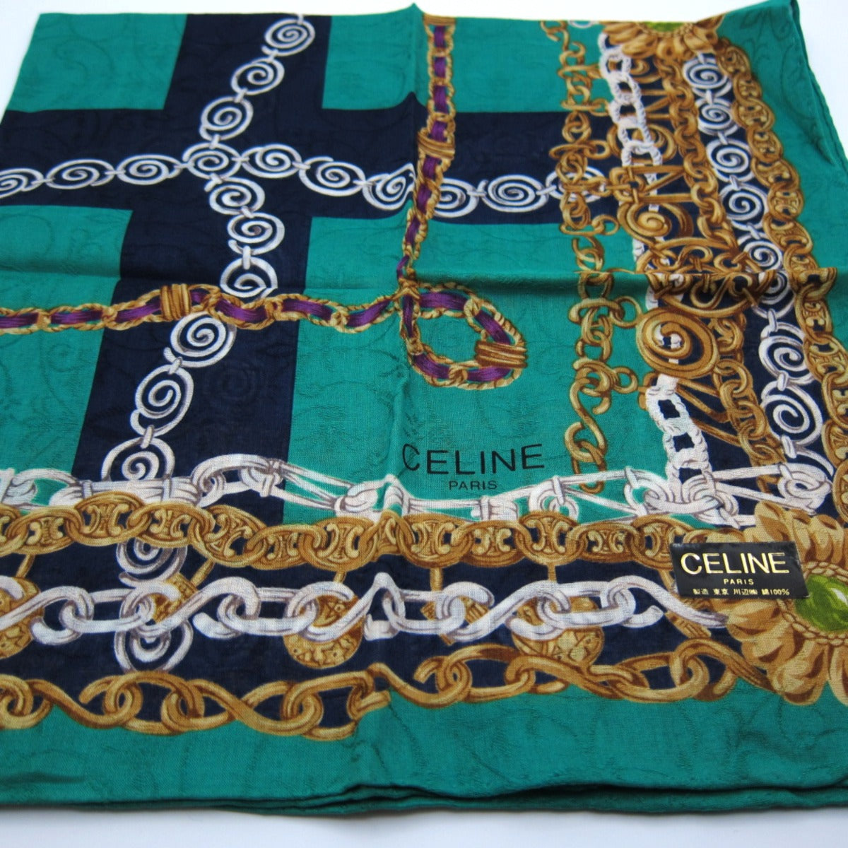 Celine Vintage Unused Handkerchief