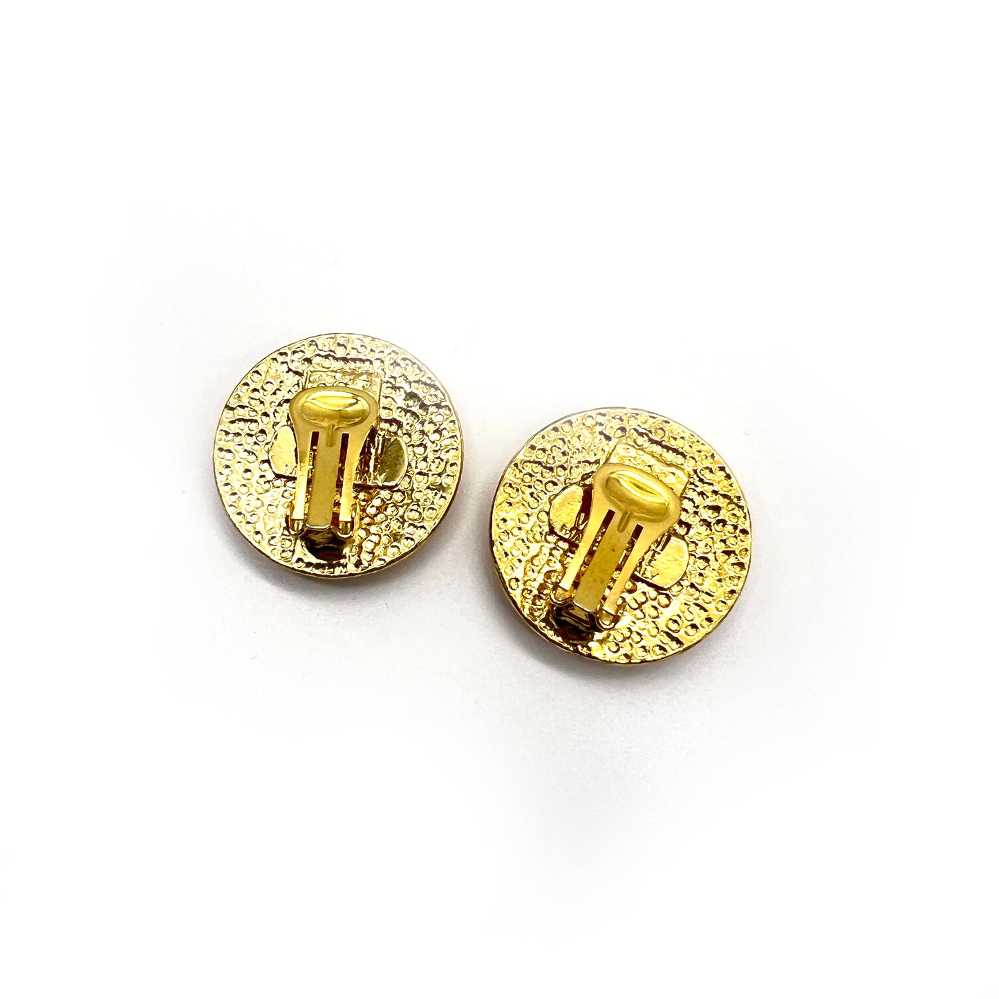 Versace Vintage Golden Medusa Clip-On Earrings