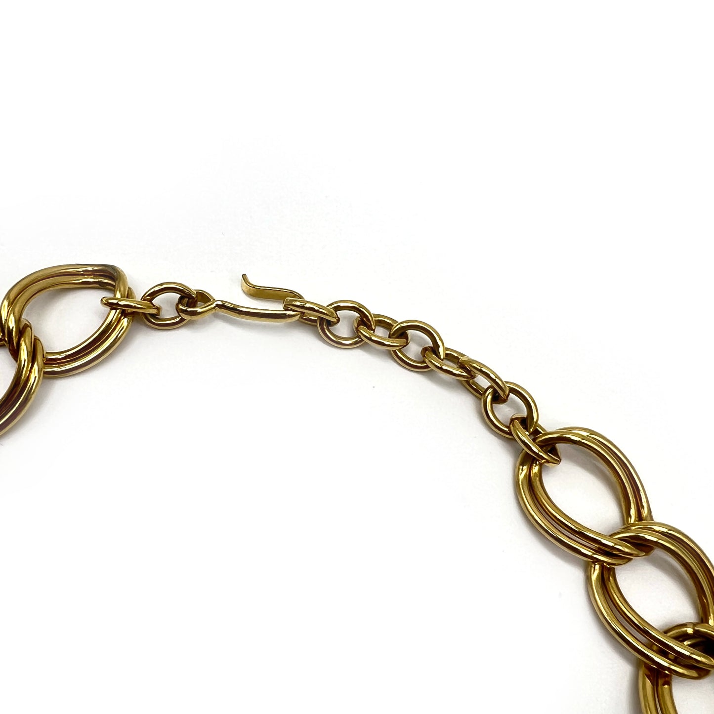 Monet Vintage Gold & Black Stylish Golden Necklace