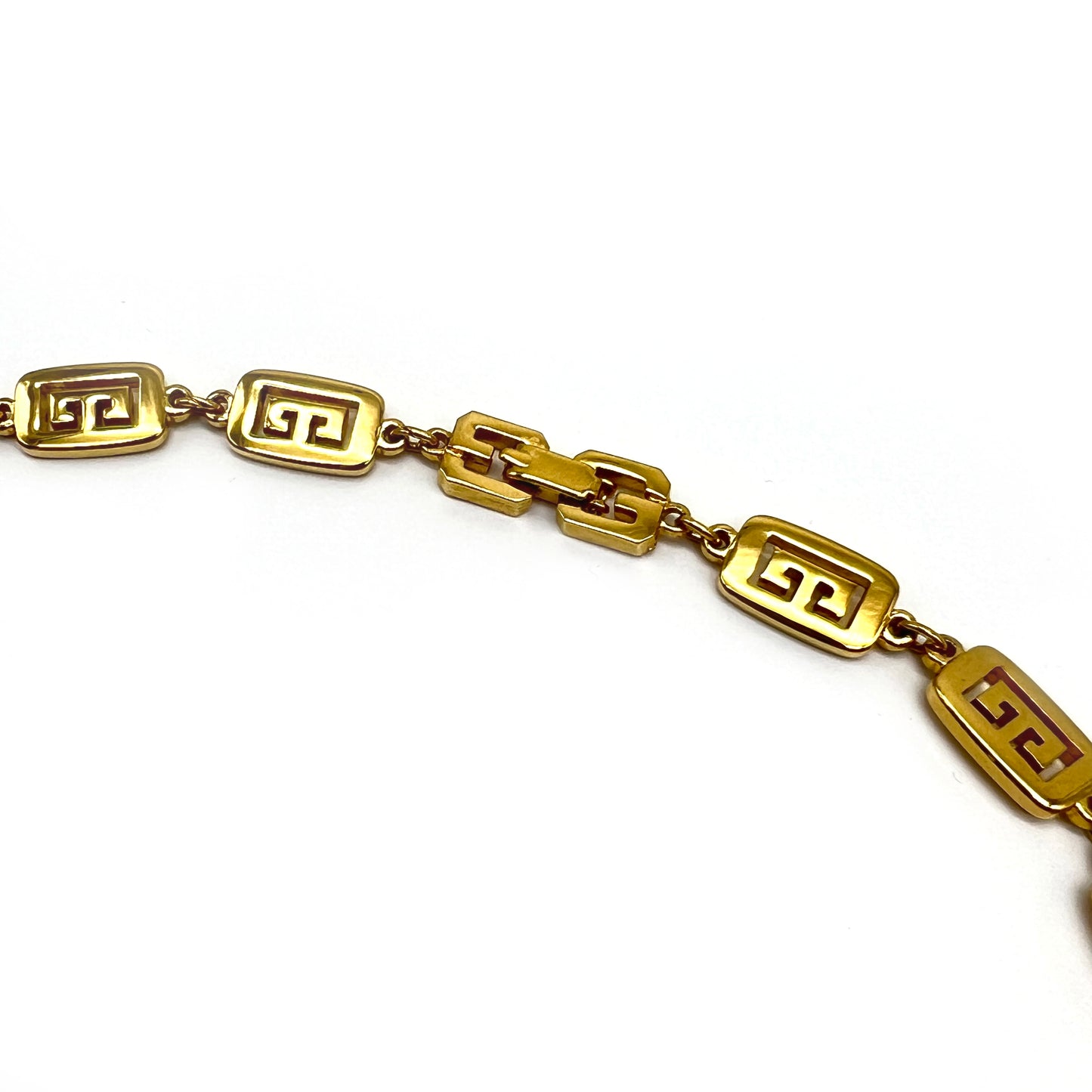 Givenchy Vintage Double G Golden Long Necklace