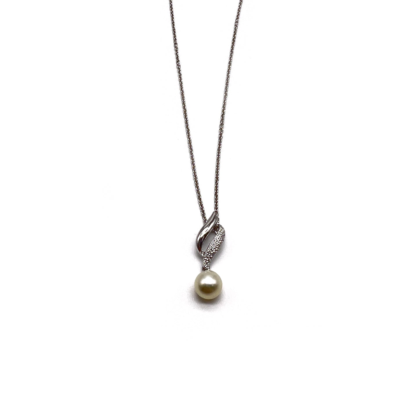 Tasaki Vintage Pearl With Silver Necklace