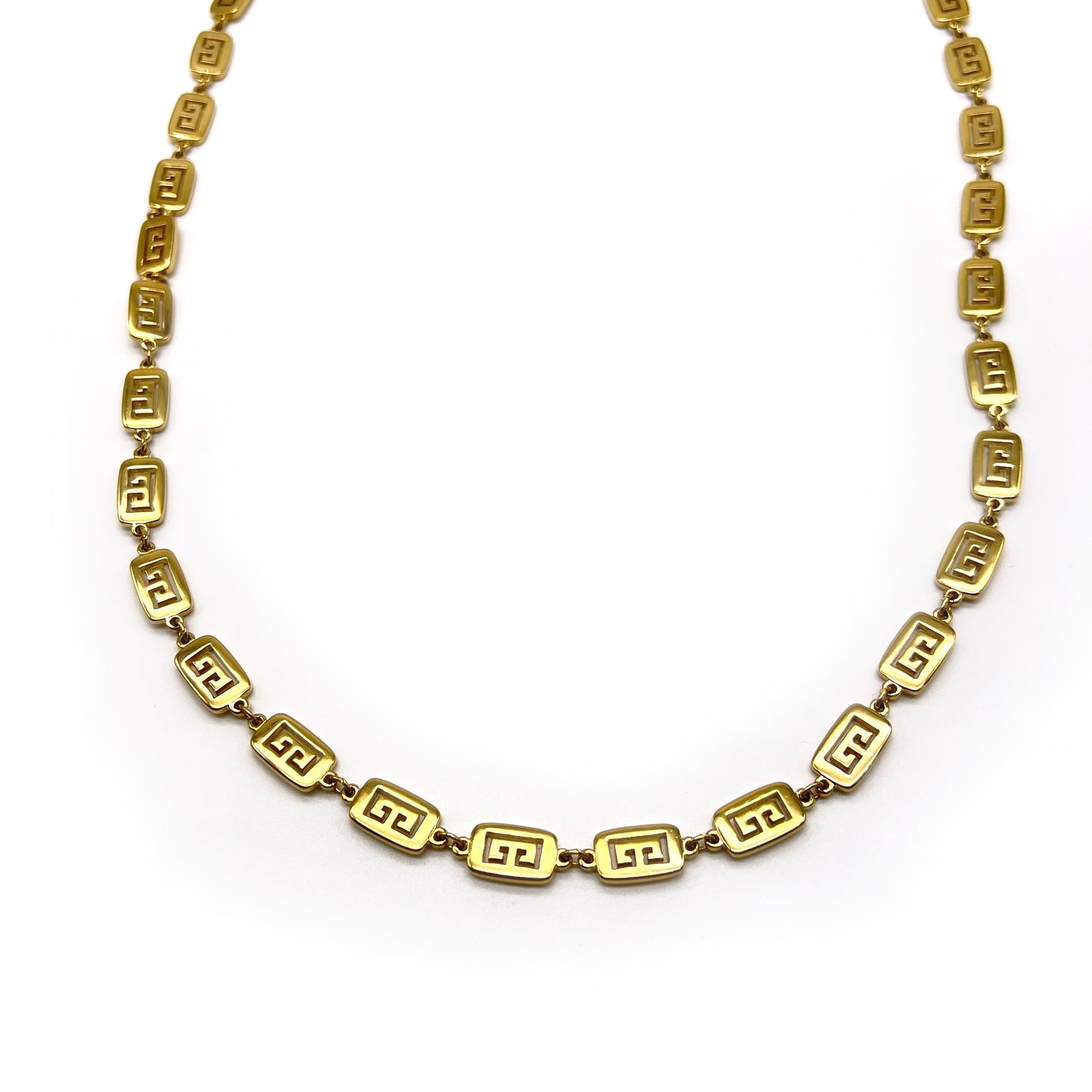 Givenchy Vintage Double G Golden Long Necklace