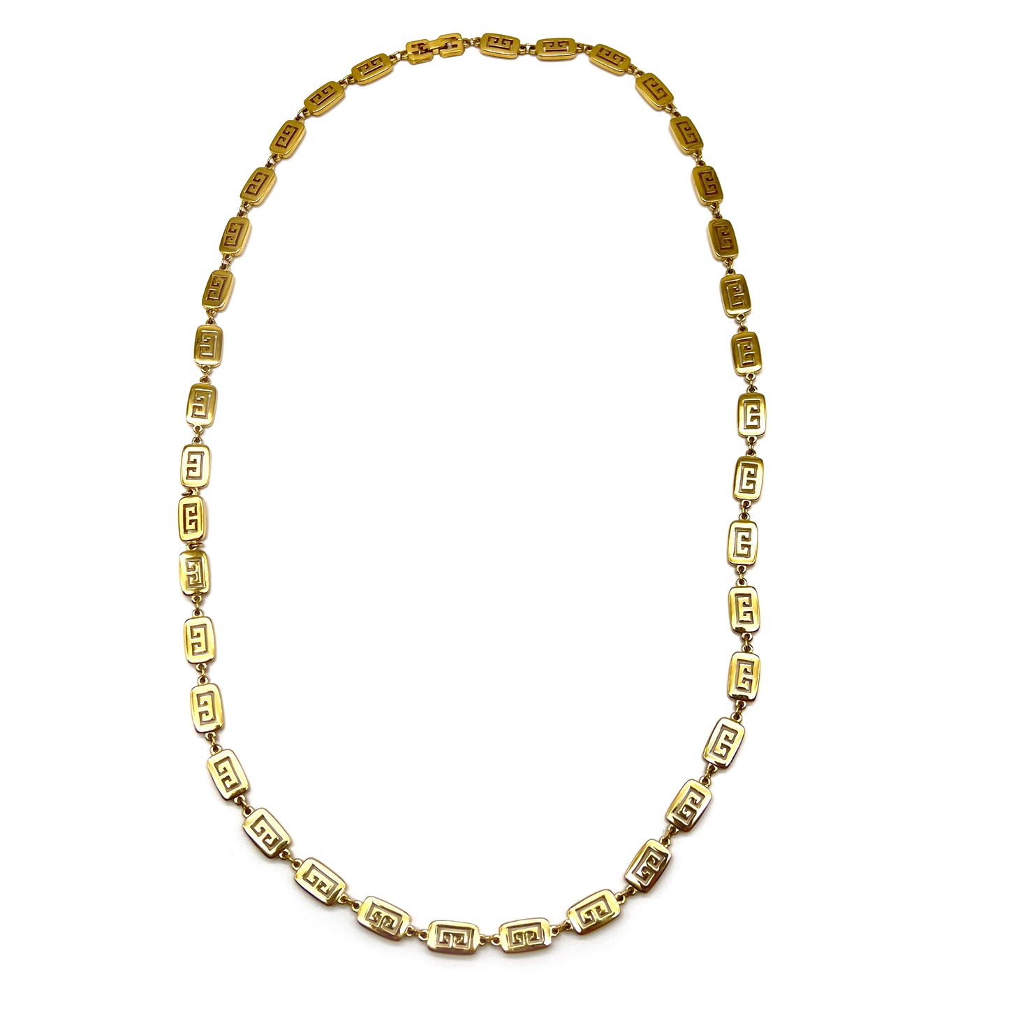 Givenchy Vintage Double G Golden Long Necklace