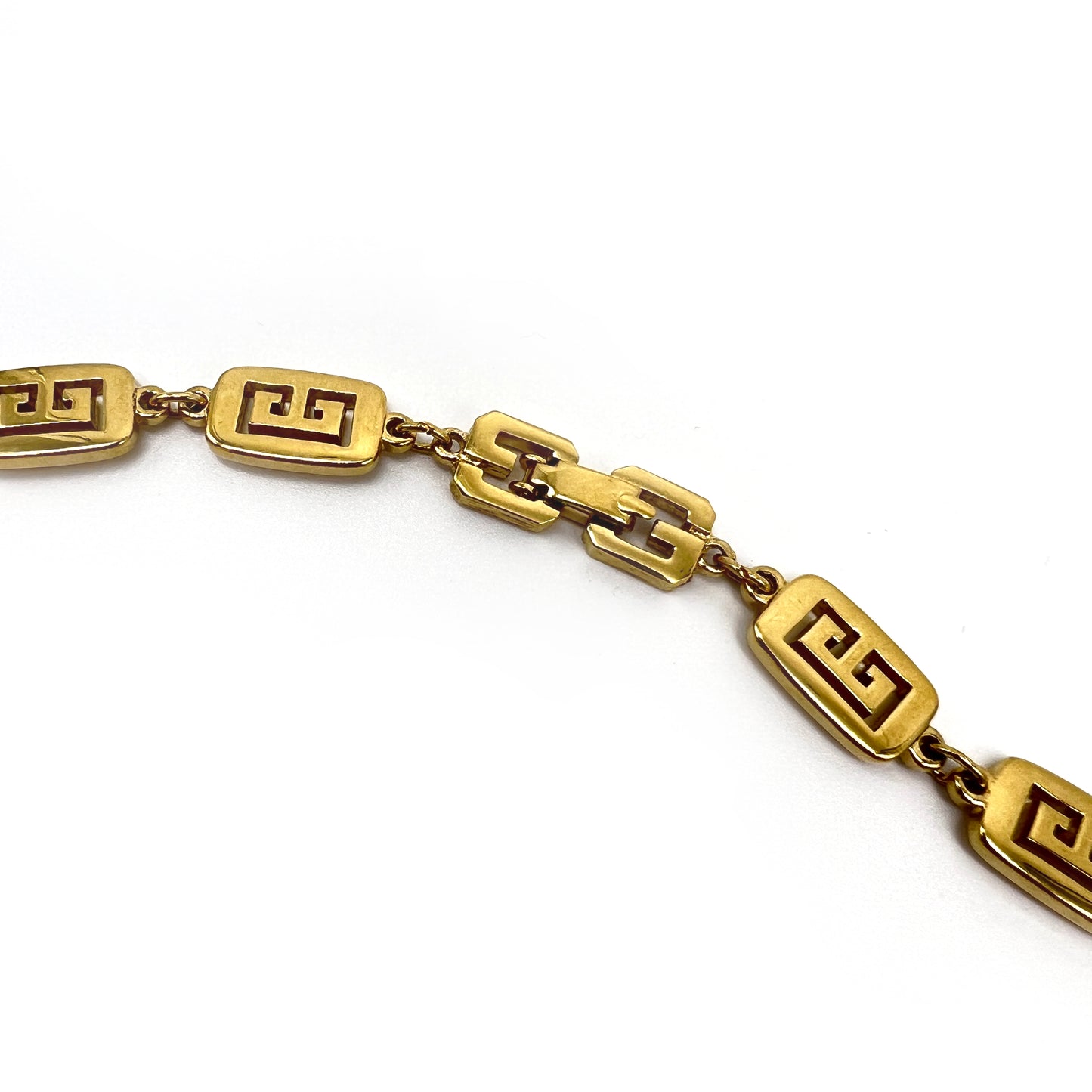 Givenchy Vintage Double G Golden Long Necklace