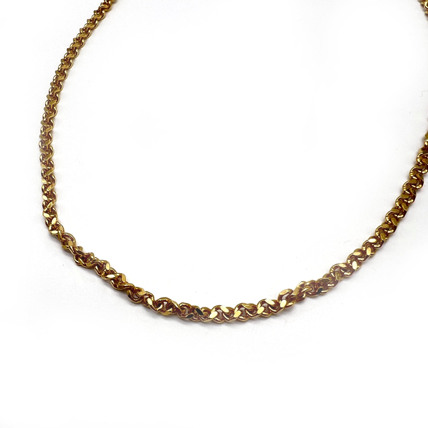 Givenchy Vintage Golden Twisted Necklace