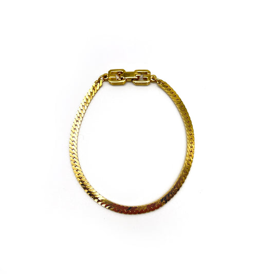 Givenchy Vintage Double G Golden Bracelet