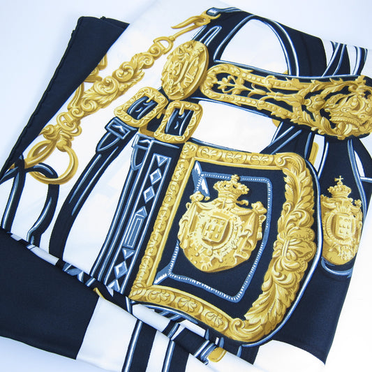 Hermes Vintage Brides De Gala Silk Scarf