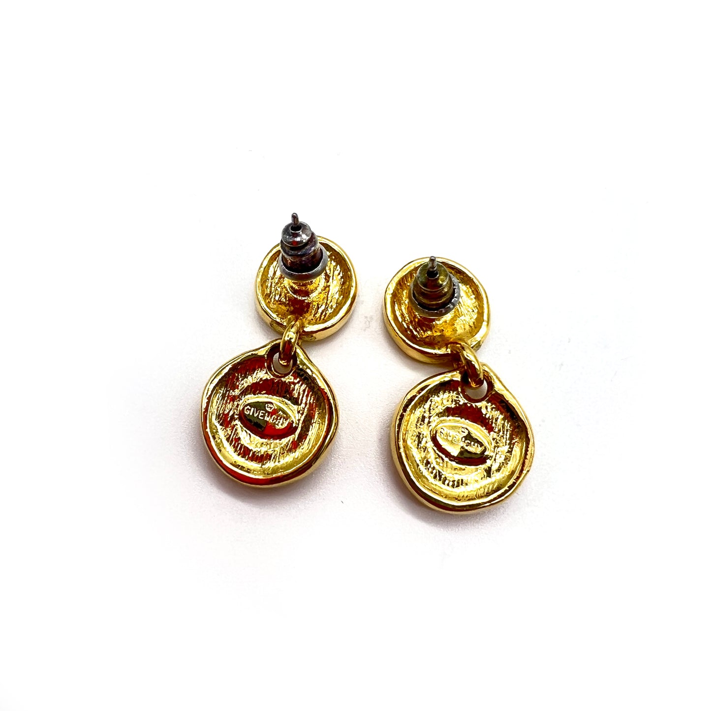 Givenchy Vintage 4G Logo Golden Earrings